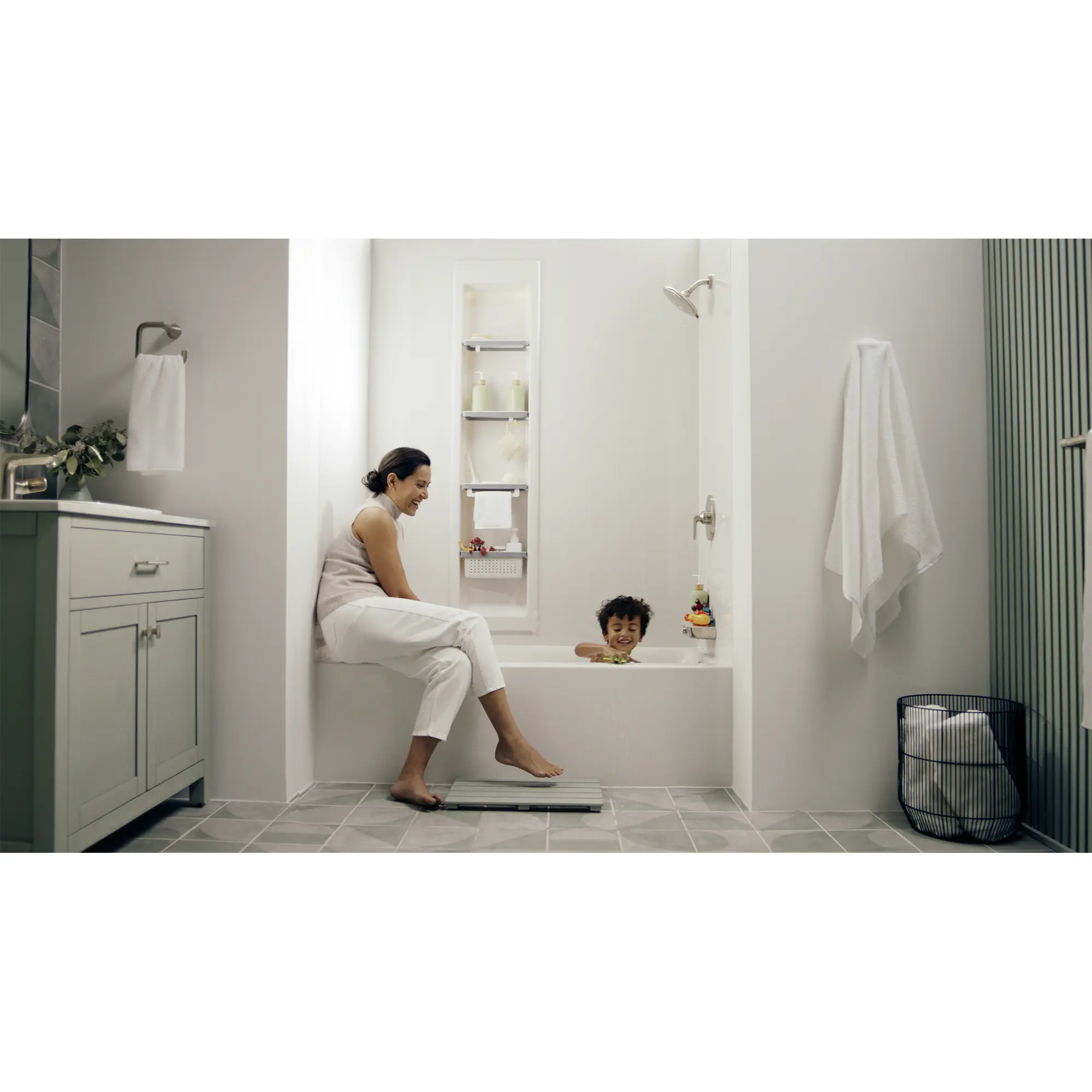 Aspirations - baignoire à tablier intégral 60 x 32 pouces avec drain à droite