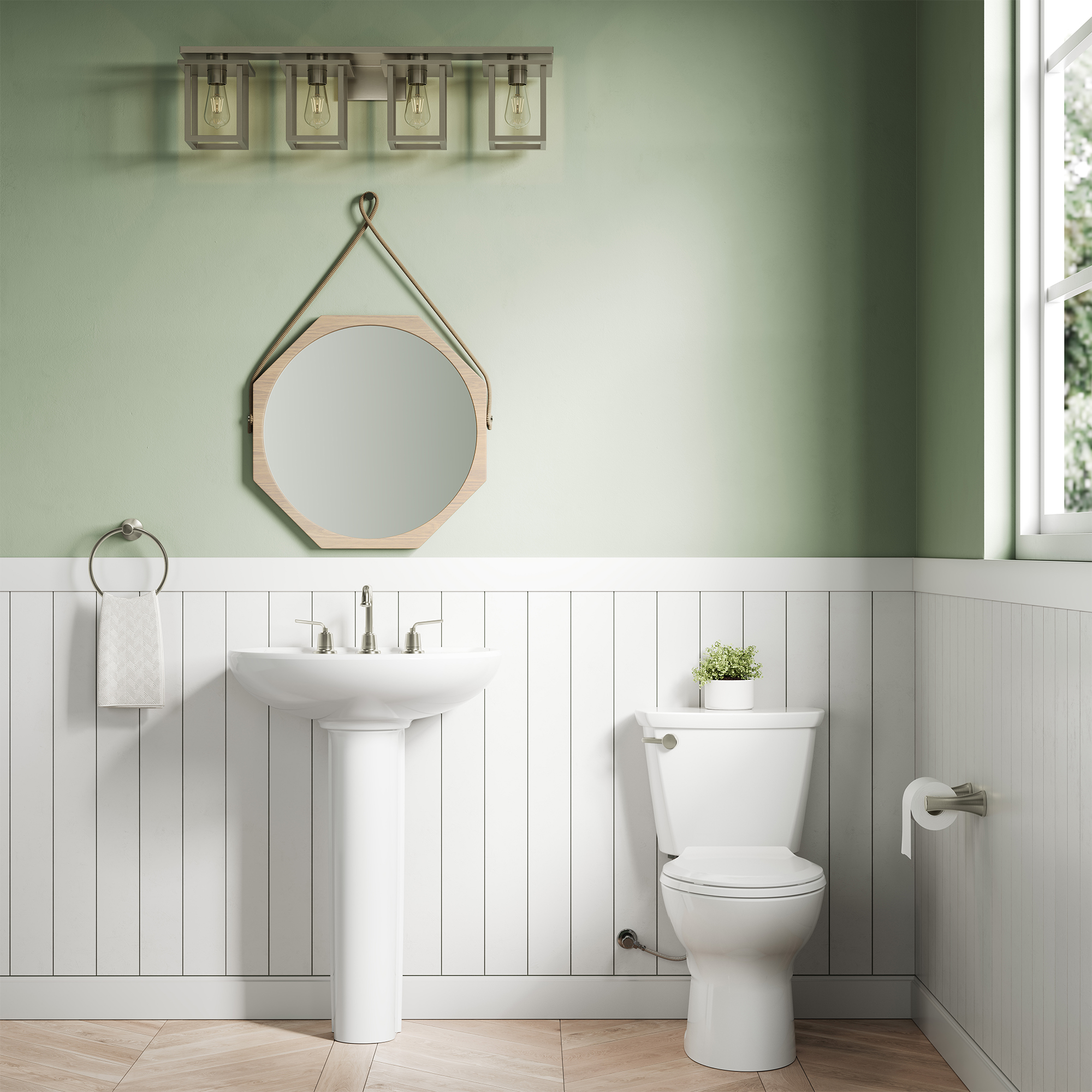 American Standard 215ca.104.020 White Cadet Pro Elongated 1.28 GPF Two Piece Toilet