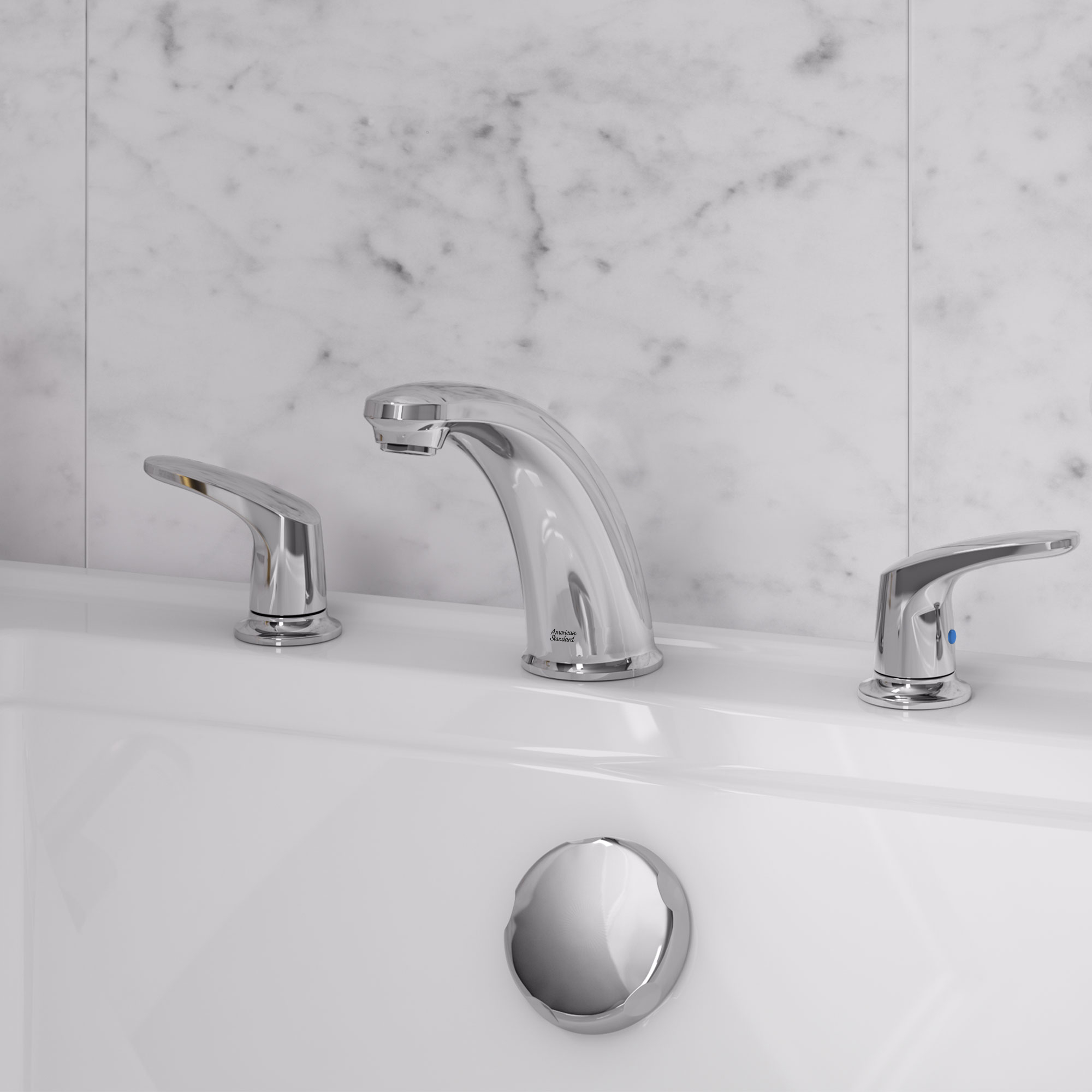 ColonyMC PRO - Garniture de robinet brut Flash pour baignoire avec poignées à levier