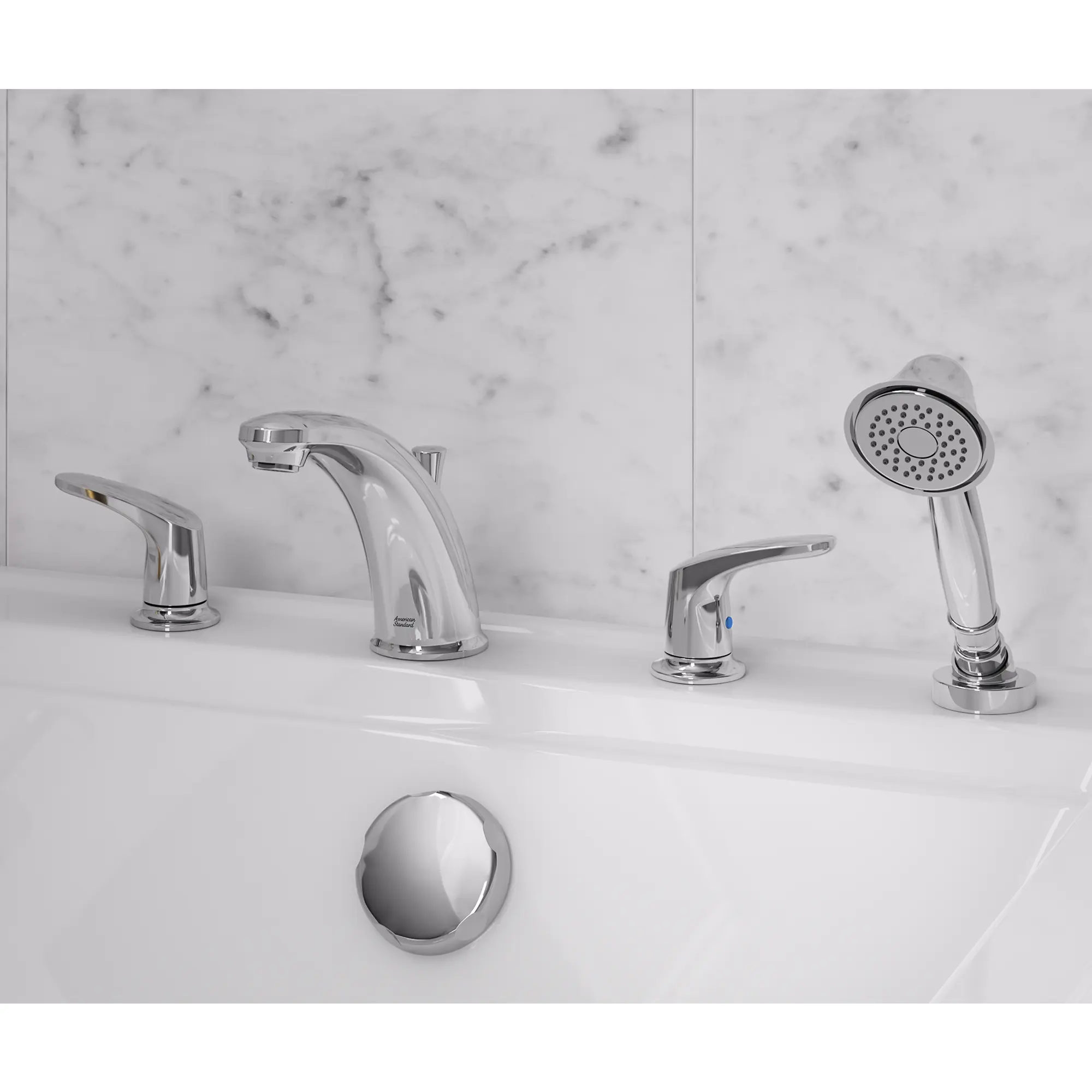 Colony® PRO Bathtub Faucet Trim With Lever Handles and Personal Shower for Flash® Rough-In Valve