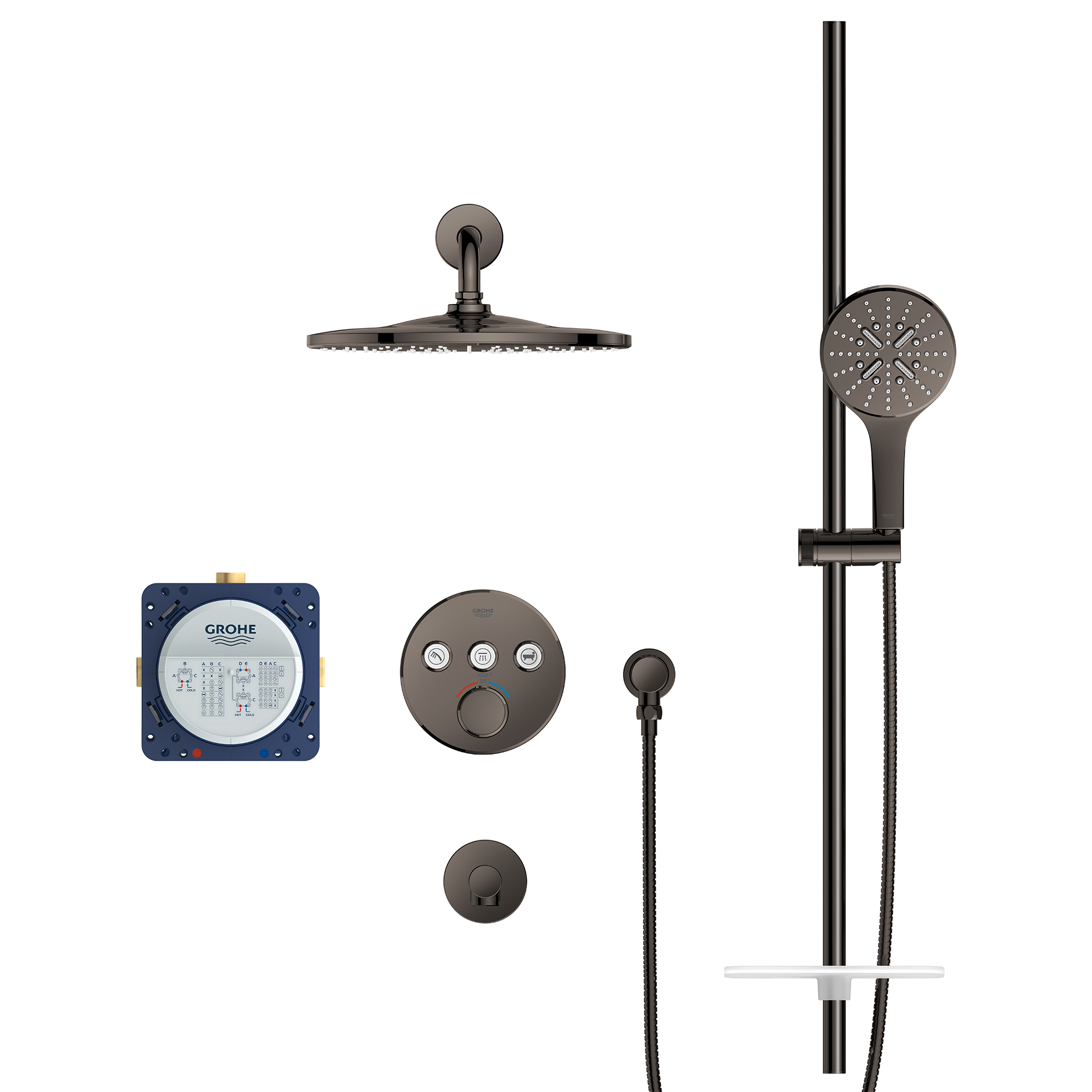 Rainshower SmartControl Thermostatic Triple Function Shower Kit