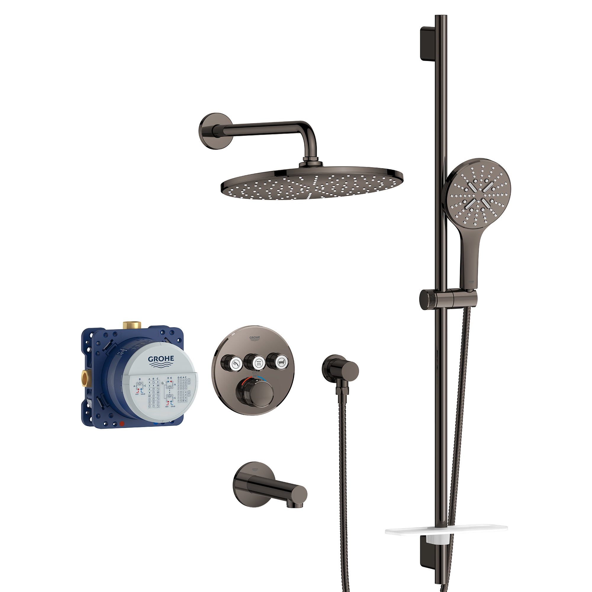 Rainshower SmartControl Thermostatic Triple Function Shower Kit