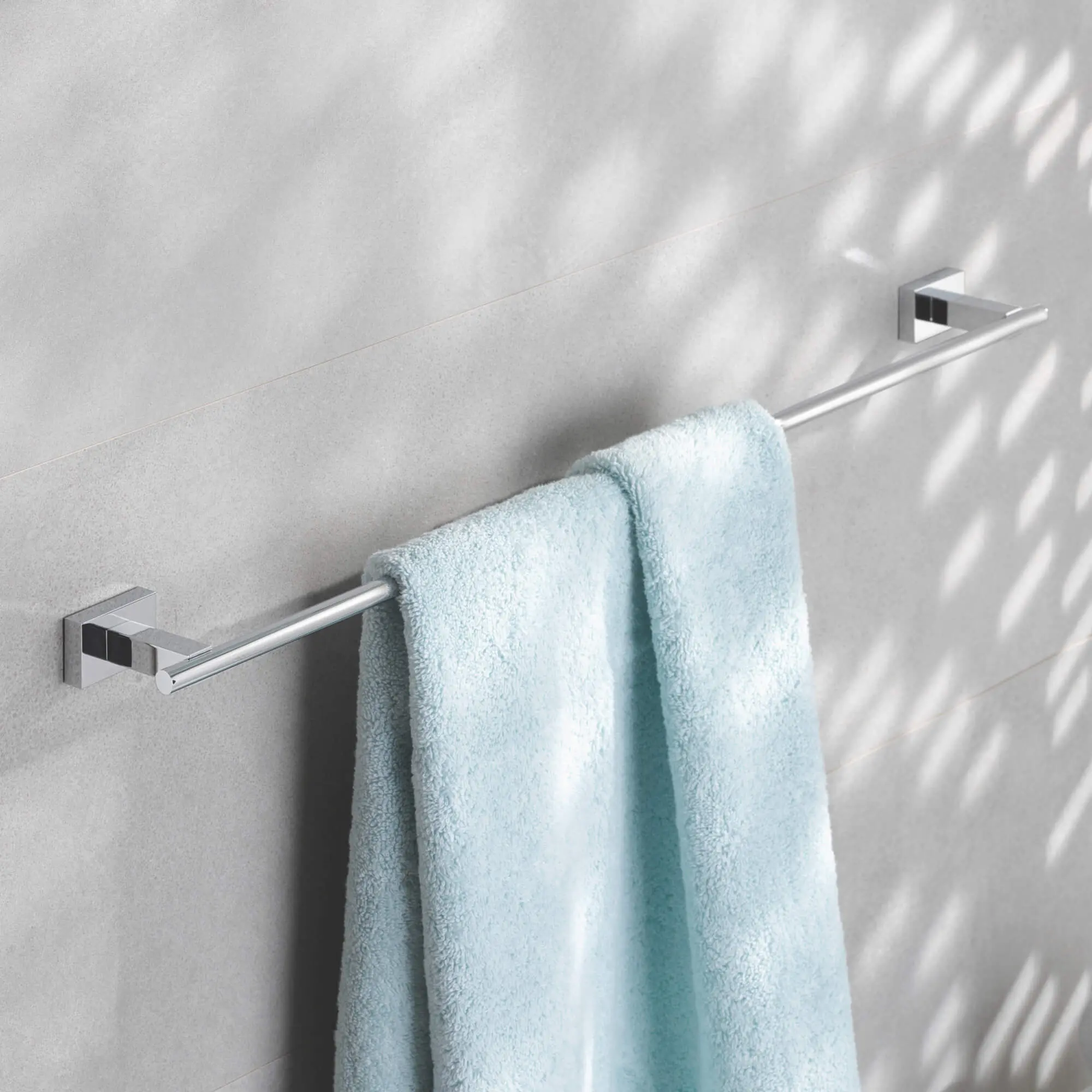 Grohe essentials cube towel bar sale