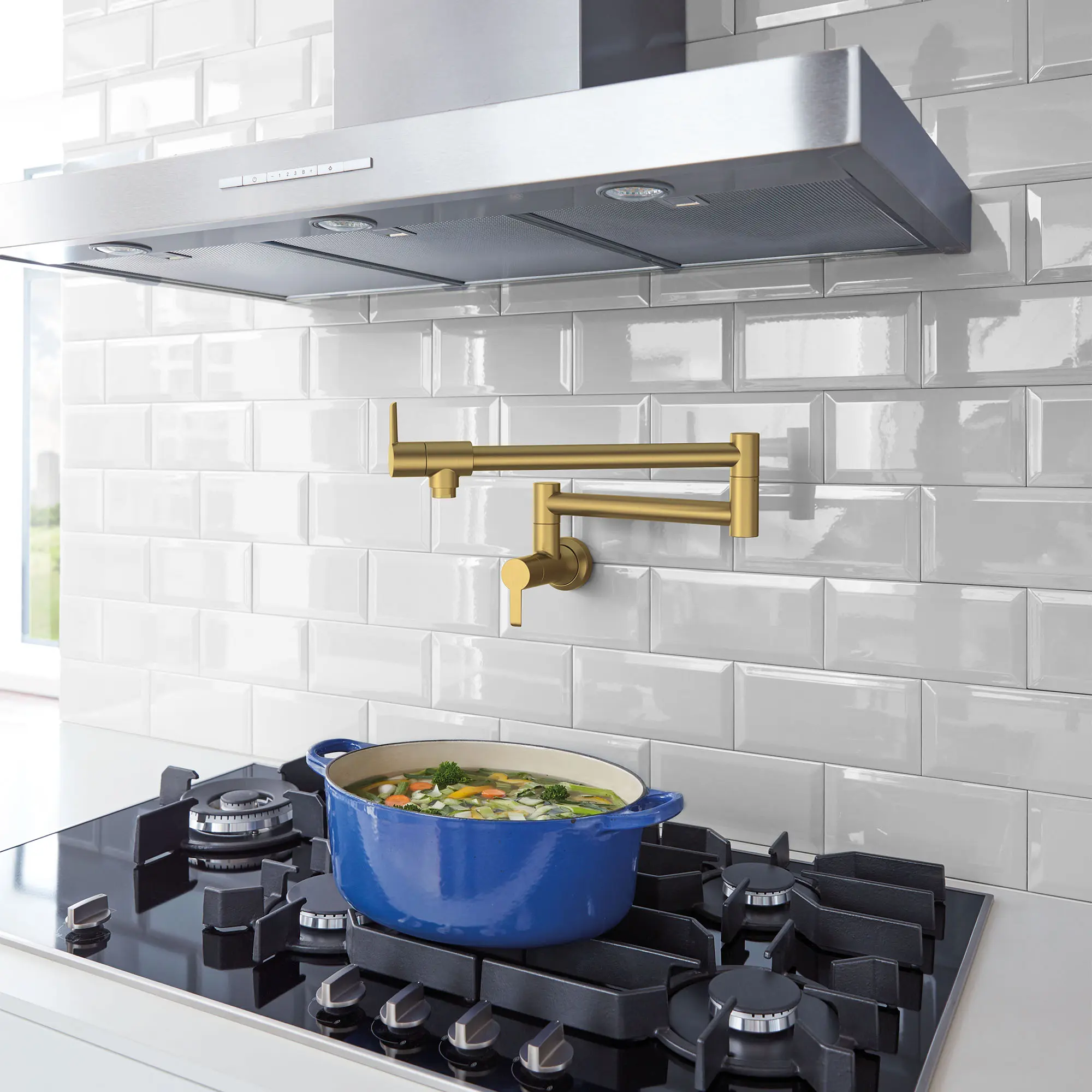 GROHE Zedra 2-Handle Wall Mount Pot Filler