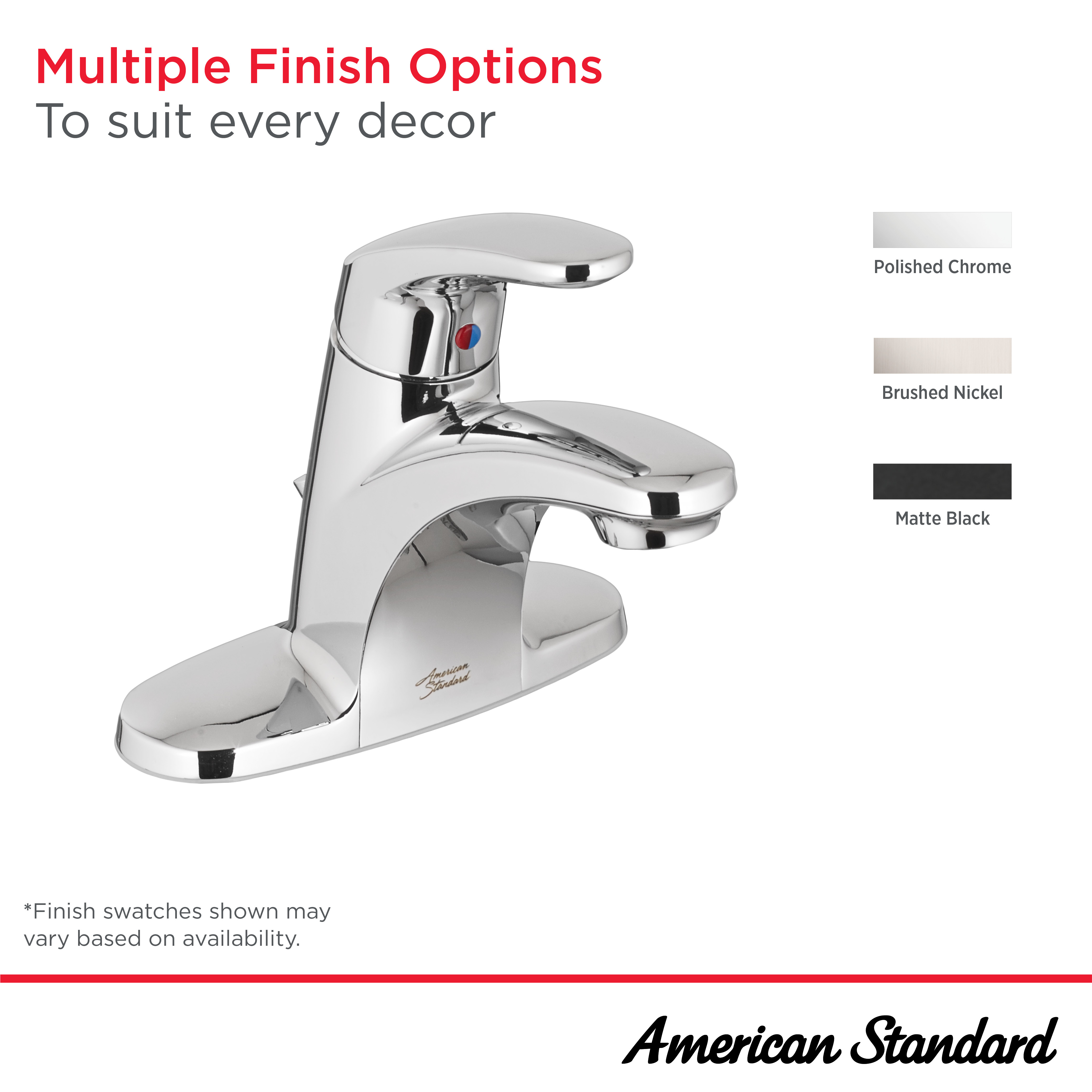 Colony® PRO 4-Inch Centerset Single-Handle Bathroom Faucet 1.2 gpm/4.5 Lpm Less Drain With Lever Handle