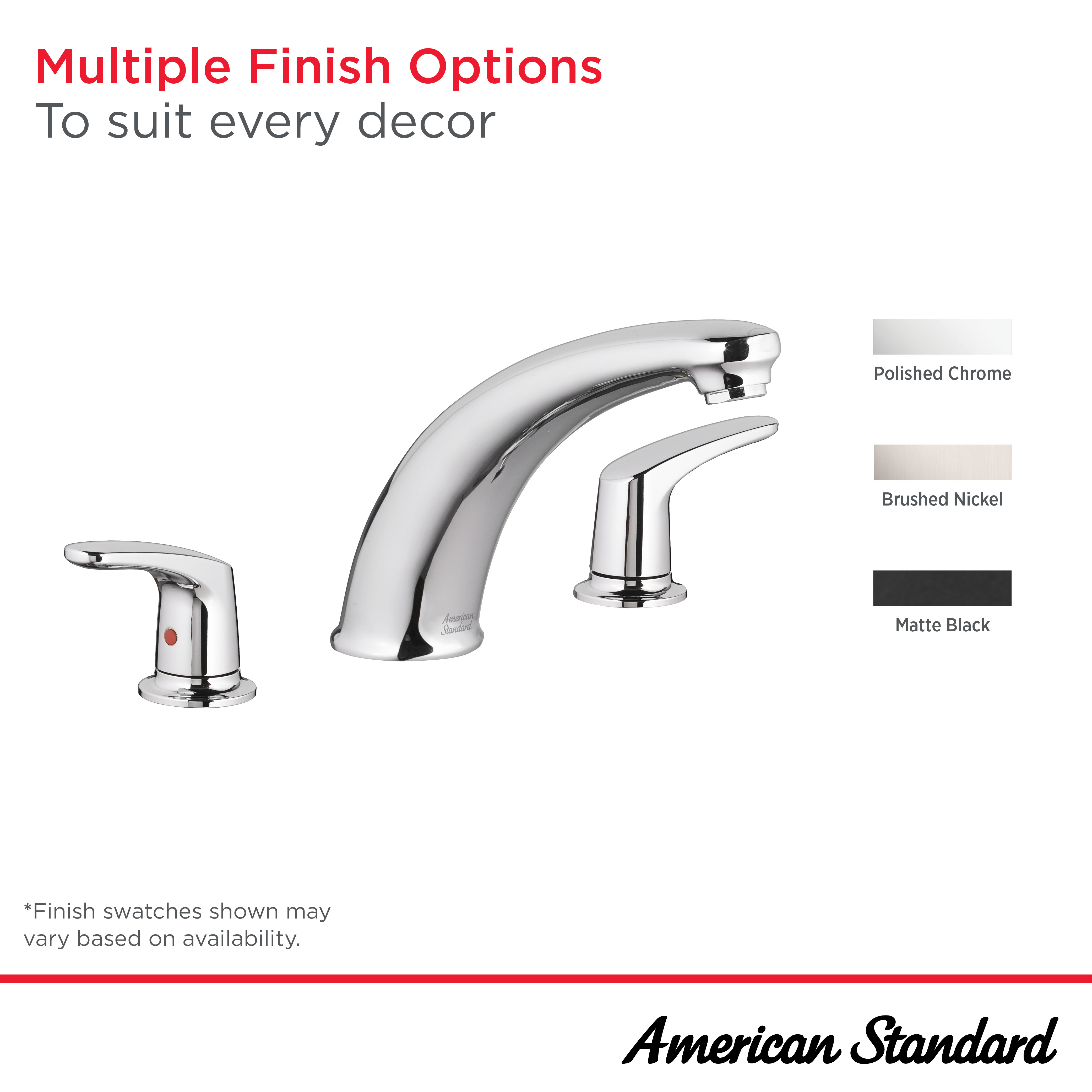 Colony™ PRO Bathtub Faucet Trim With Lever Handles for Flash™ Rough-In Valve