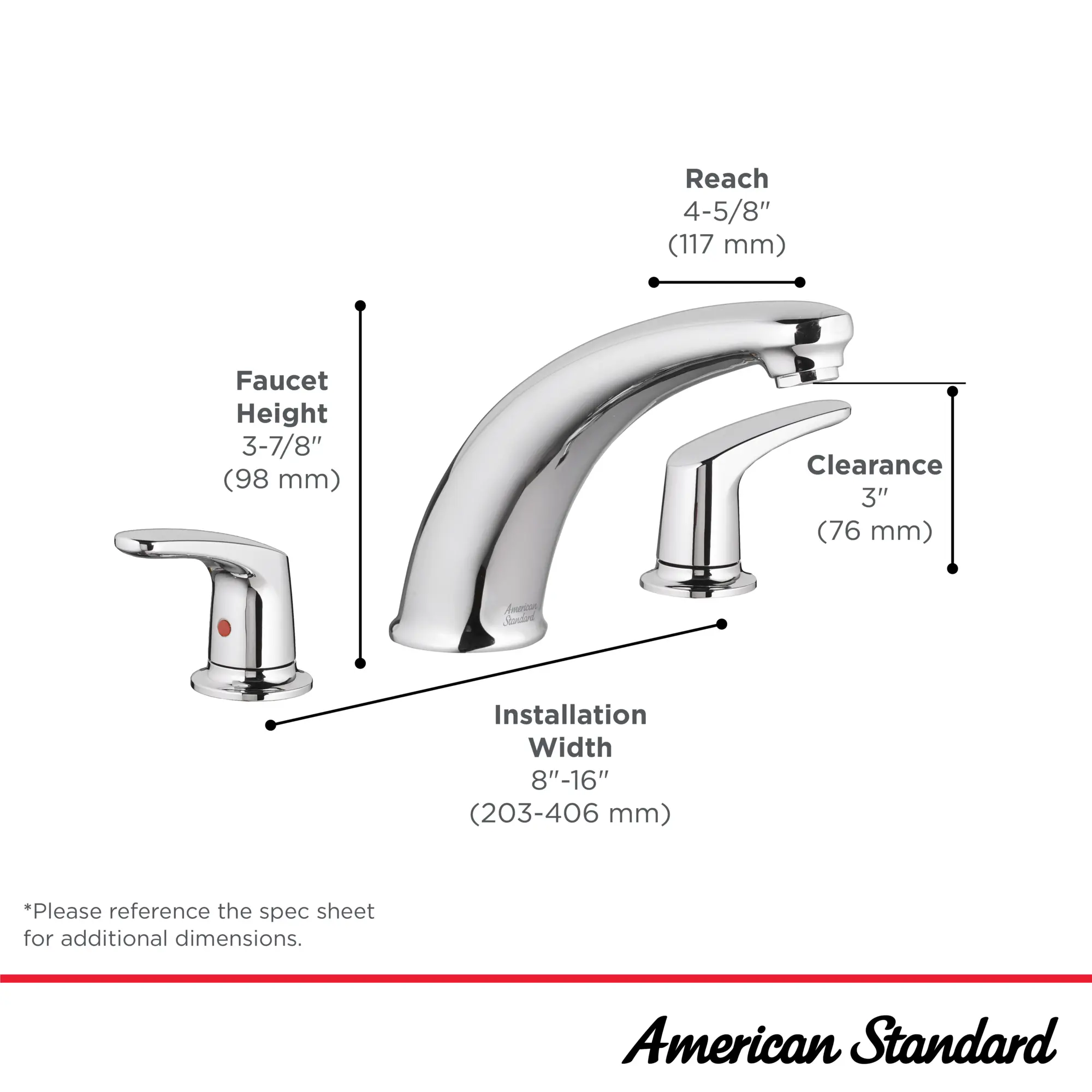 Colony® PRO Bathtub Faucet Trim With Lever Handles for Flash® Rough-In Valve