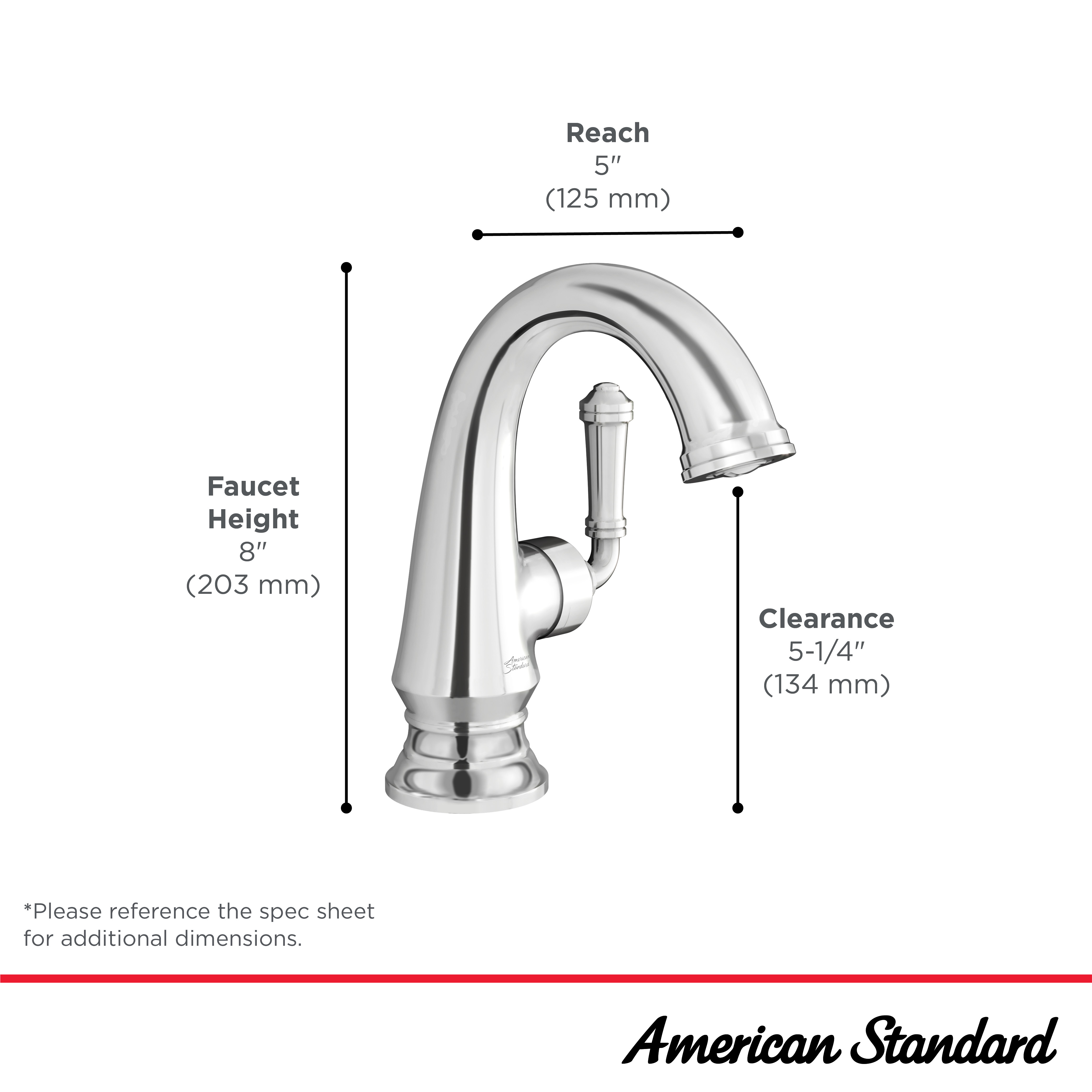 Delancey® Single Hole Single-Handle Bathroom Faucet 1.2 gpm/4.5 L/min With Lever Handle