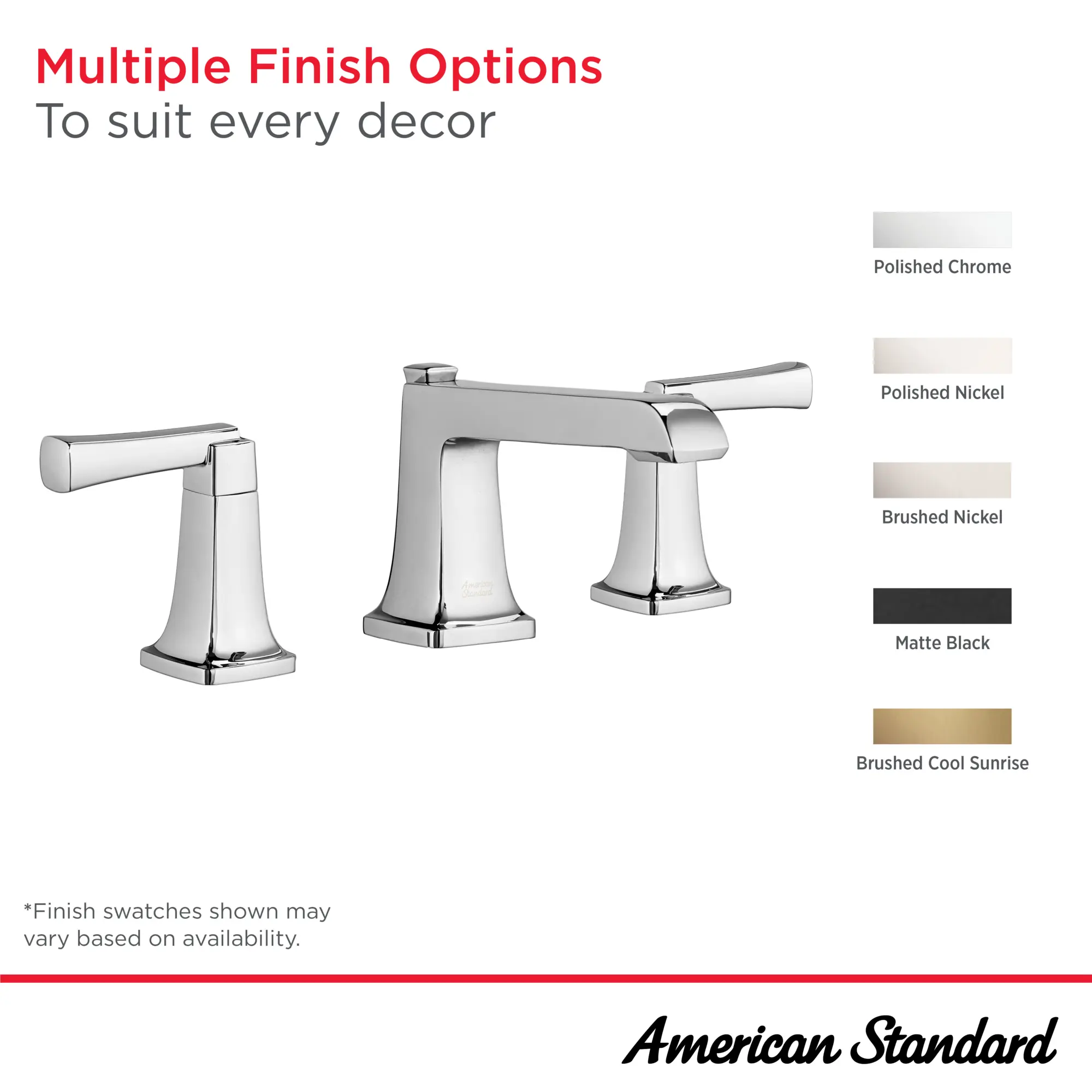 Townsend® 8-Inch Widespread 2-Handle Bathroom Faucet 1.2 gpm/4.5 L/min With Lever Handles