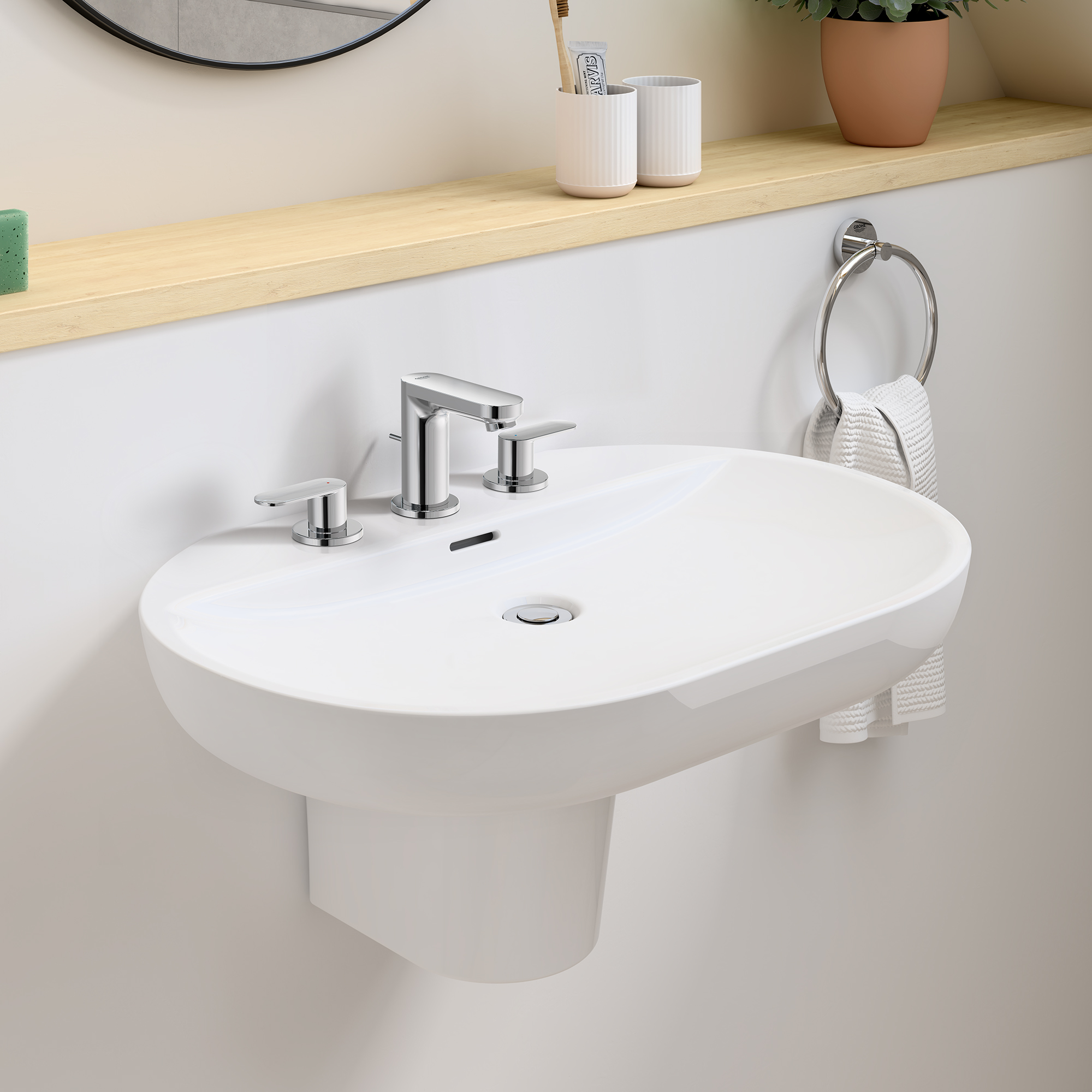 Cosmopolitan 8 in. Widespread 2-Handle Bathroom Faucet - 1.5 GPM