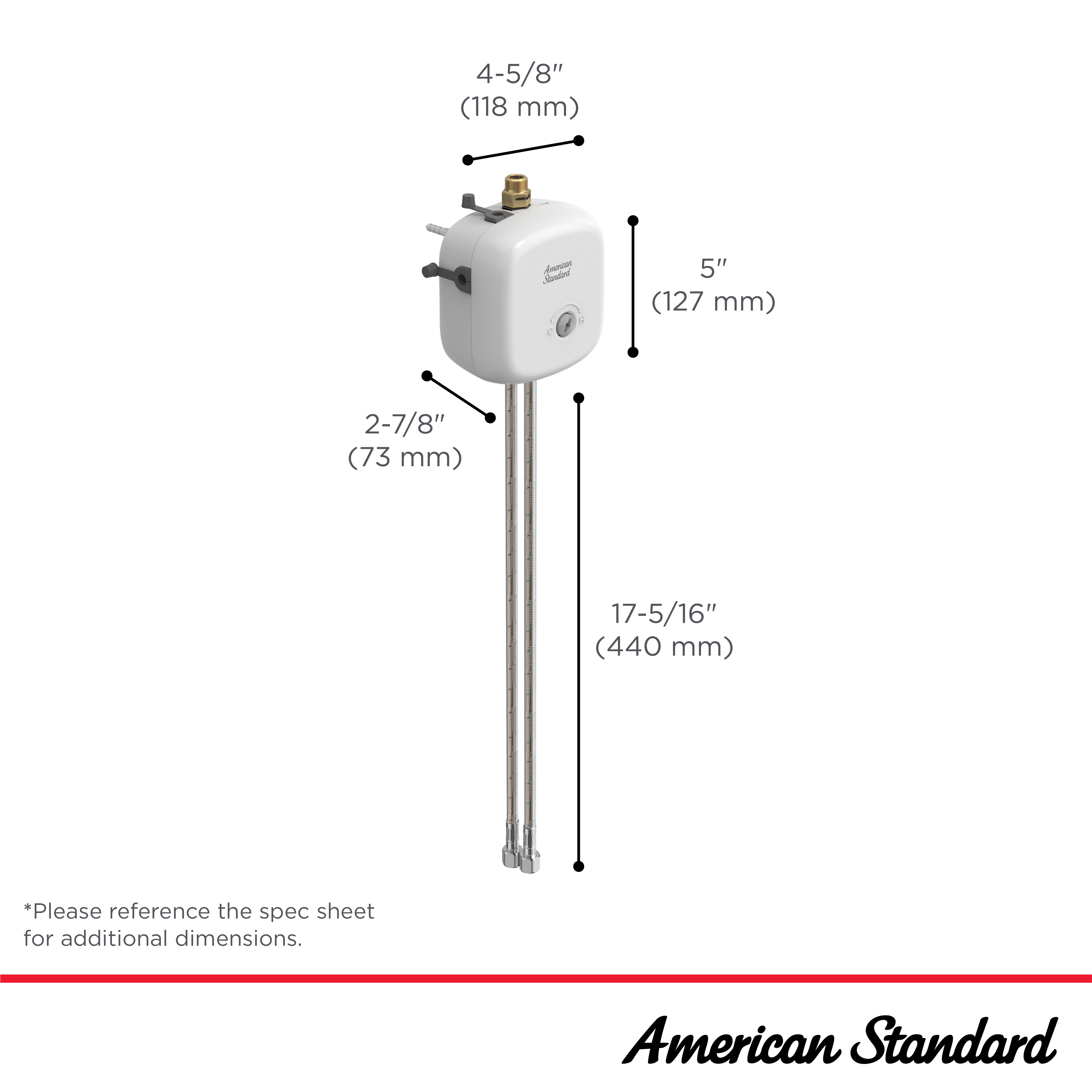 Solenoid + Thermostatic Mixing Valve Control Box, Dual Inlet