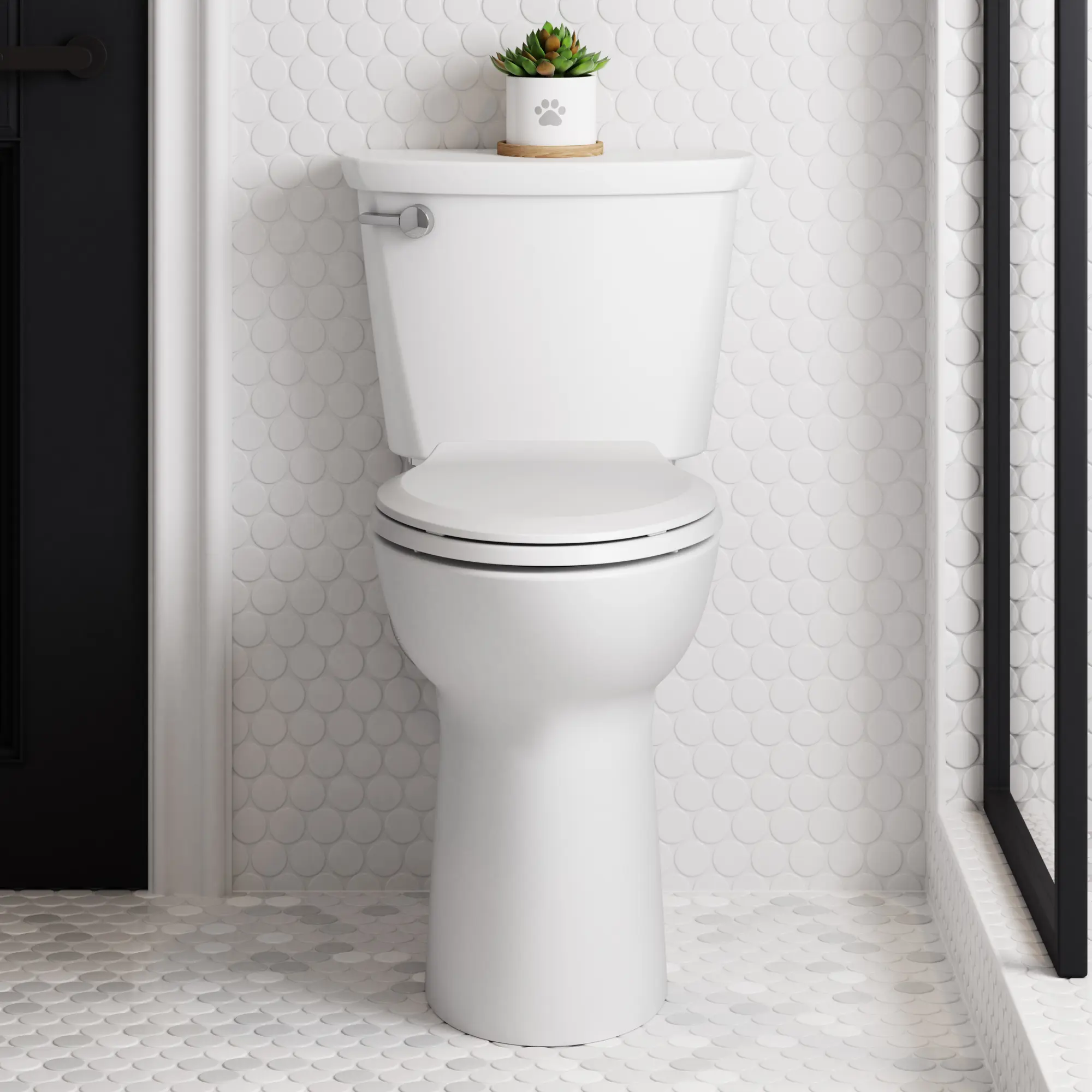 Cadet® PRO Two-Piece 1.28 gpf/4.8 Lpf Extra Tall Height Elongated 10-Inch Rough Toilet Less Seat