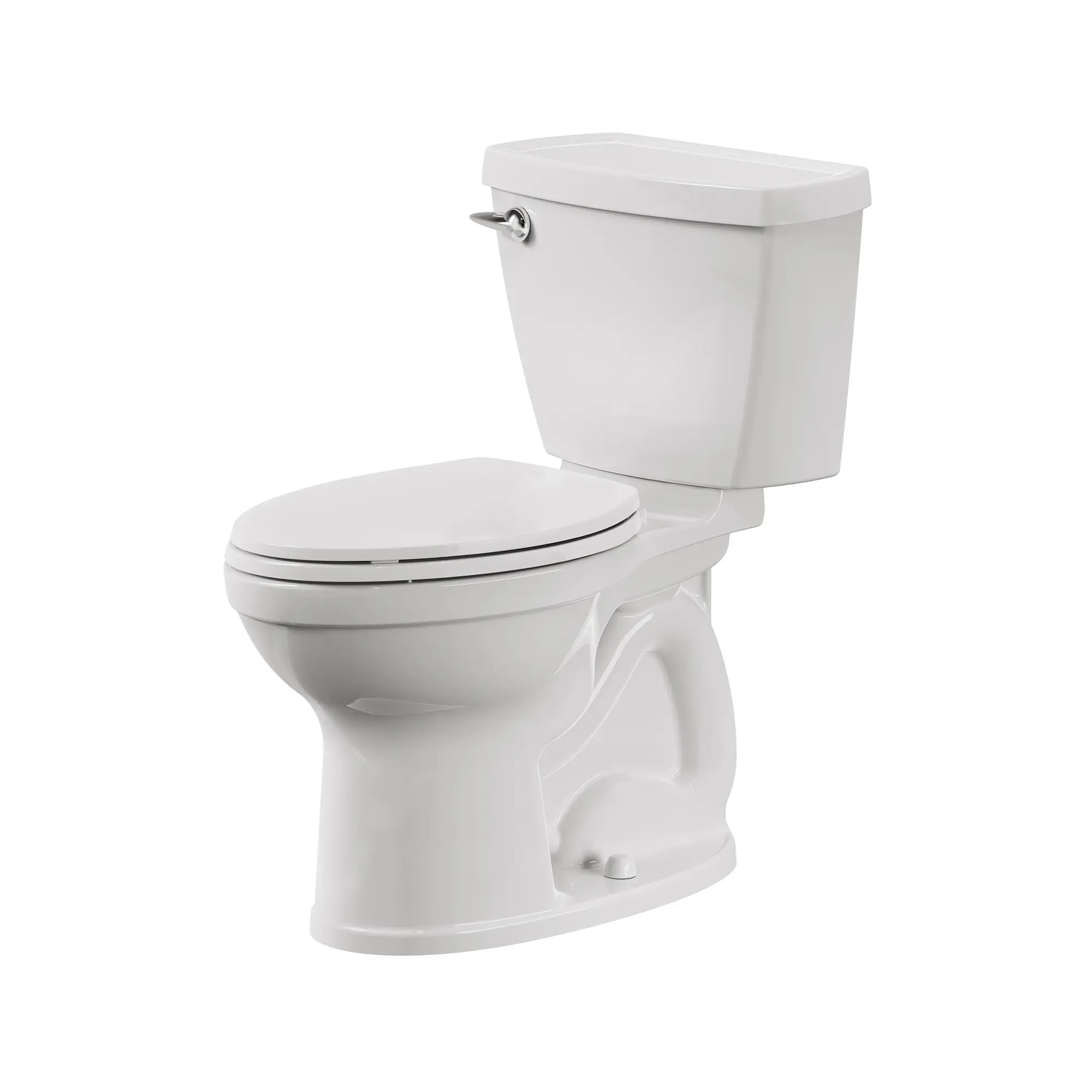 Toilette Champion® 4 complète allongée à hauteur de chaise, deux pièces, 1,28 gpc/4,8 Lpc, avec siège et réservoir doublé