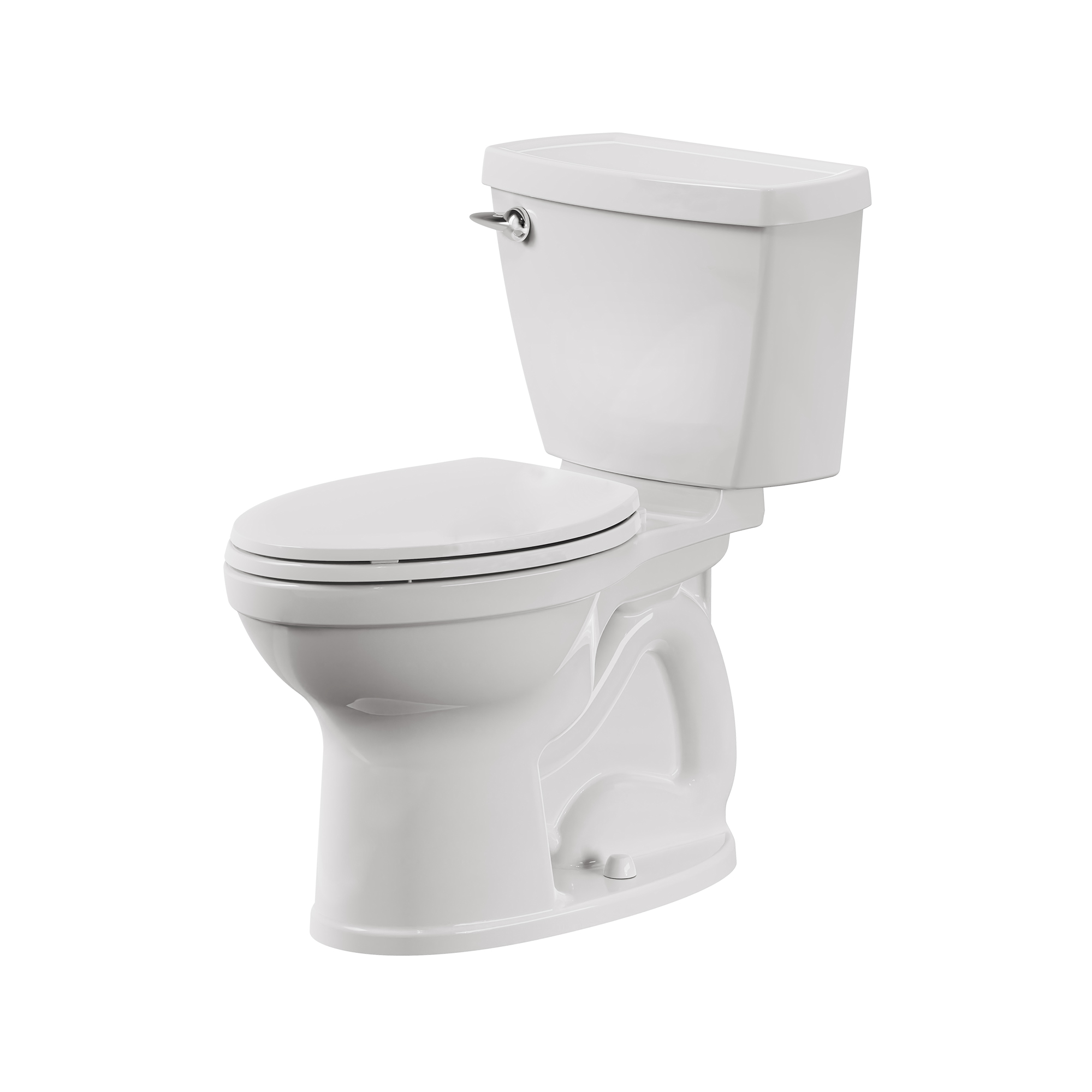 Champion 4 Two-Piece 1.28 gpf/4.8 Lpf Chair Height Elongated Complete Toilet With Seat and Lined Tank