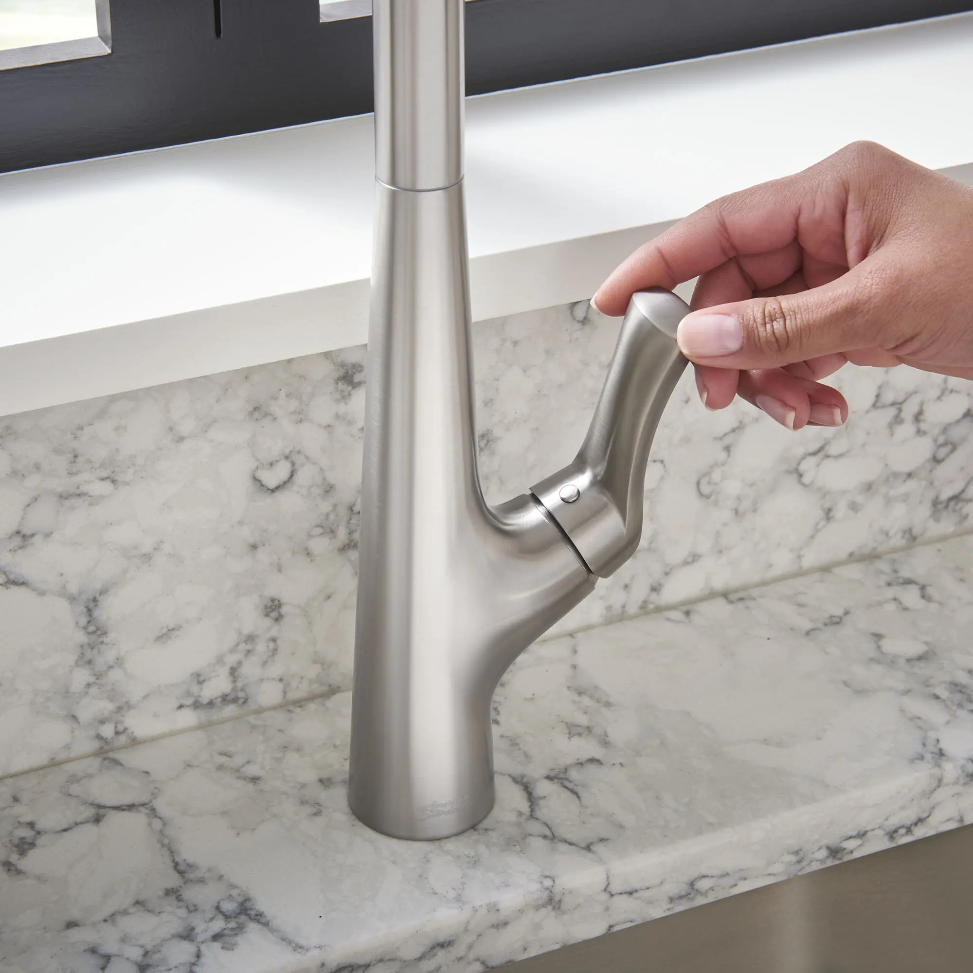 Robinet de cuisine rétractable Copley avec distributeur de savon