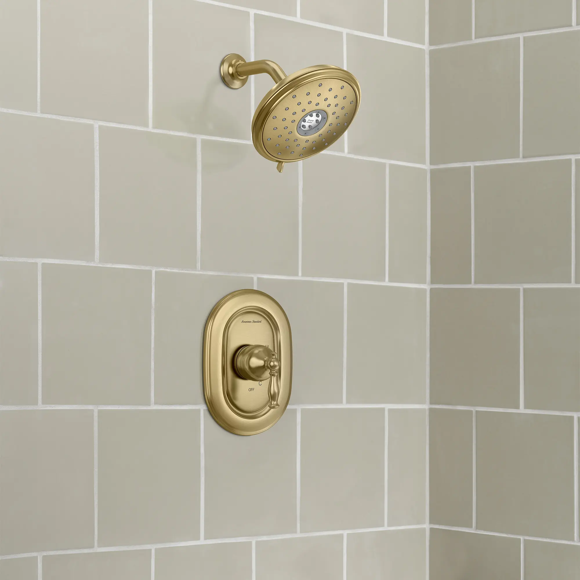 Pomme de douche fixe Spectra® de 7-1/4 po, traditionnelle, économie d'eau : 1,8 gpm/6,8 L/min 