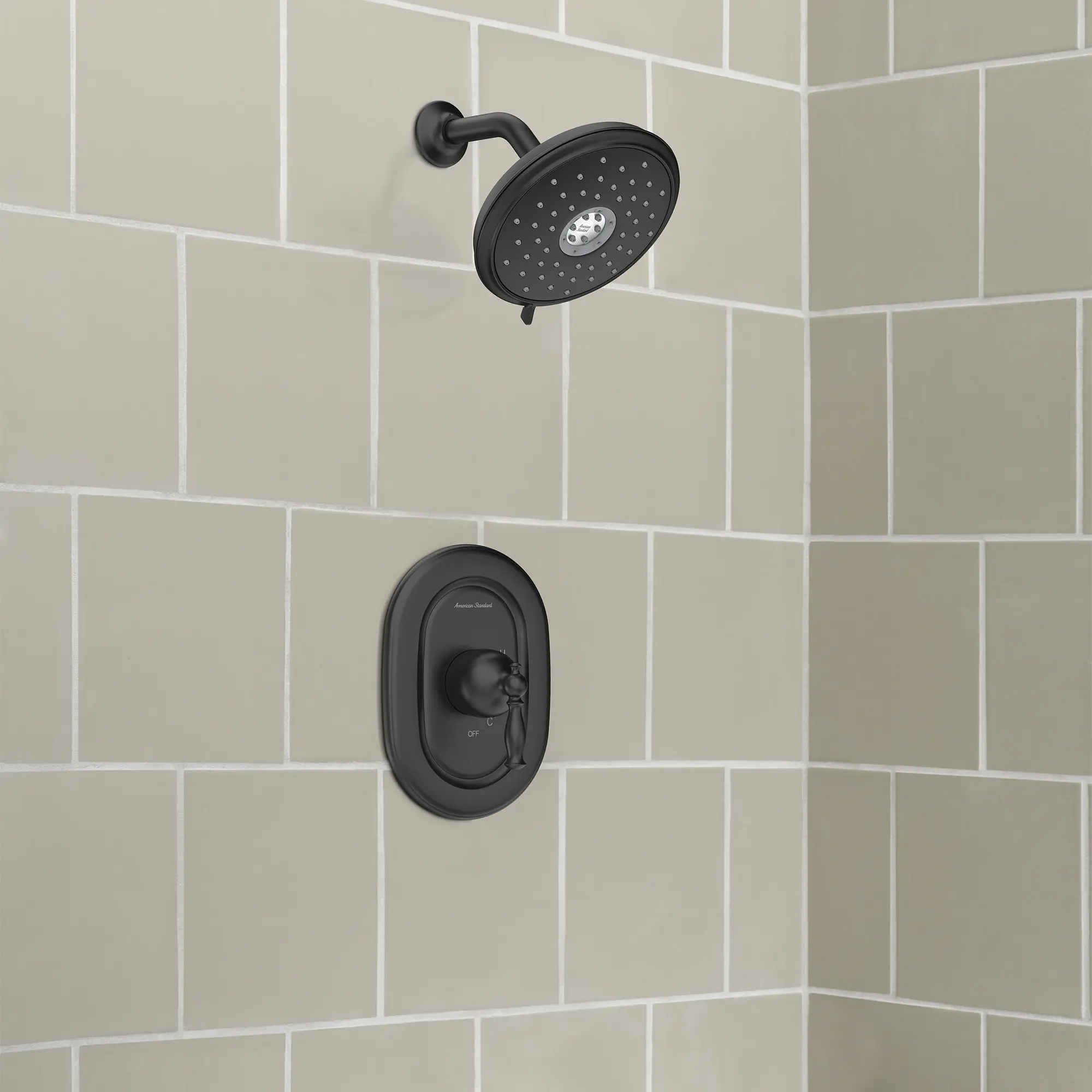 Pomme de douche fixe Spectra® de 7-1/4 po, traditionnelle, économie d'eau : 1,8 gpm/6,8 L/min 