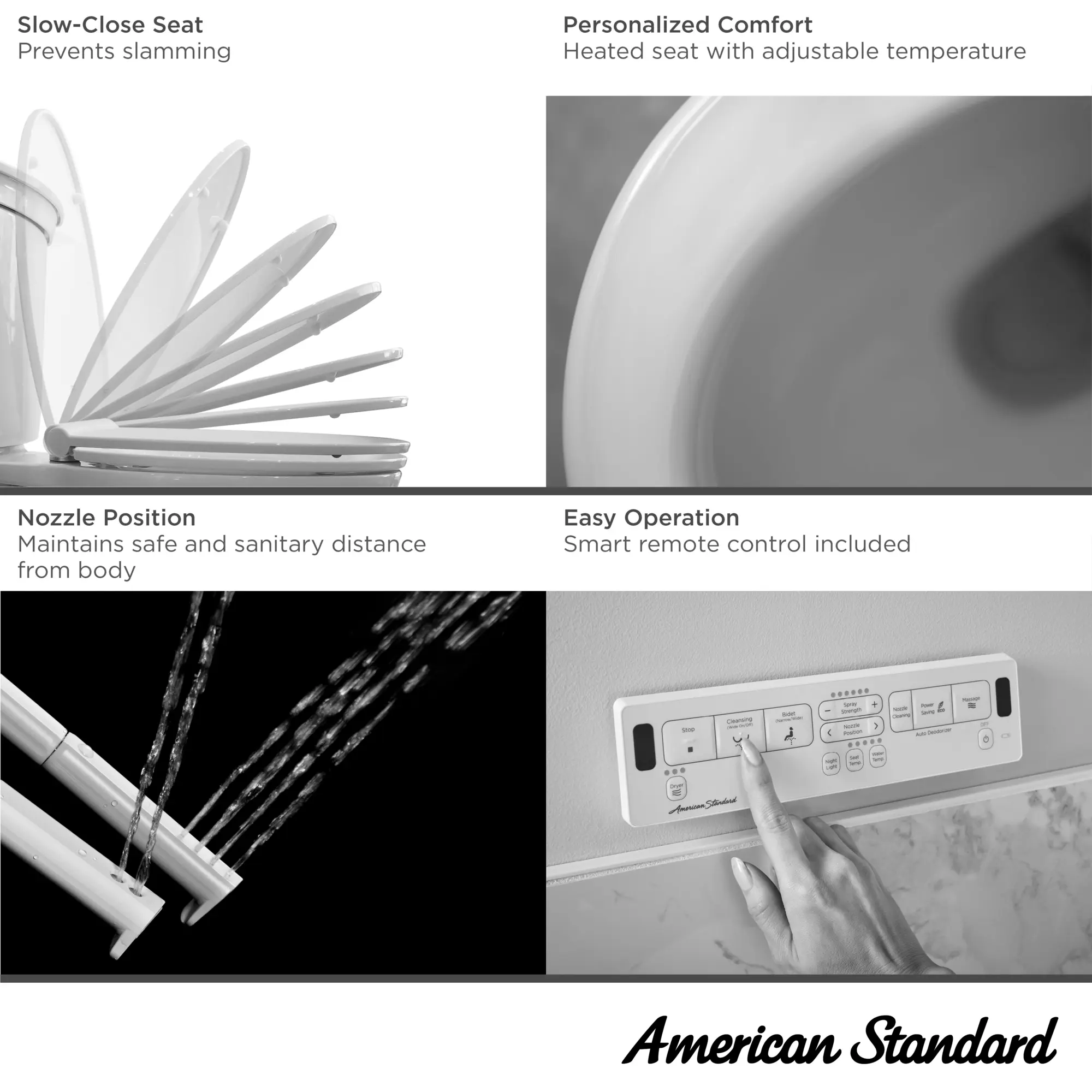 Advanced Clean® 2.5 Electric SpaLet® Bidet Seat With Remote Operation