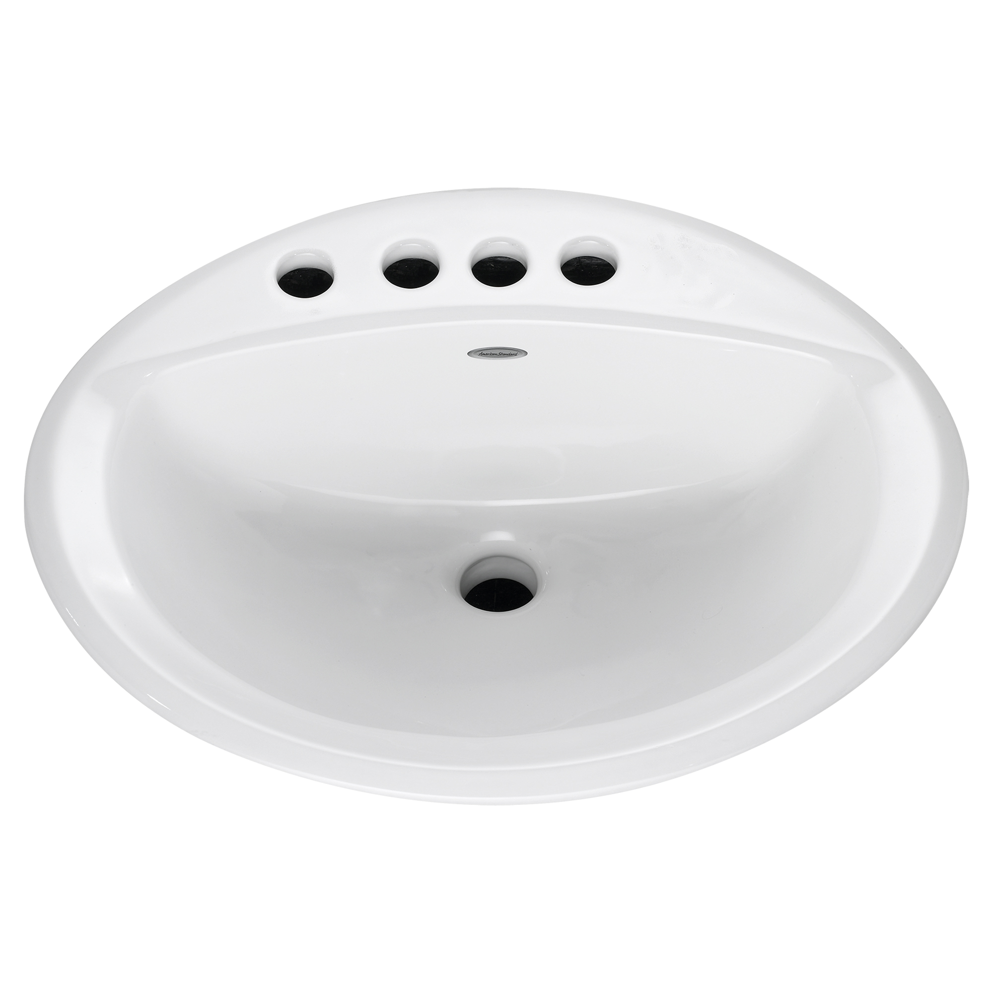 Lavabo Aqualyn avec trou supplémentaire pour distributeur de savon - trous de robinet sur centres de 4 po (102 mm)