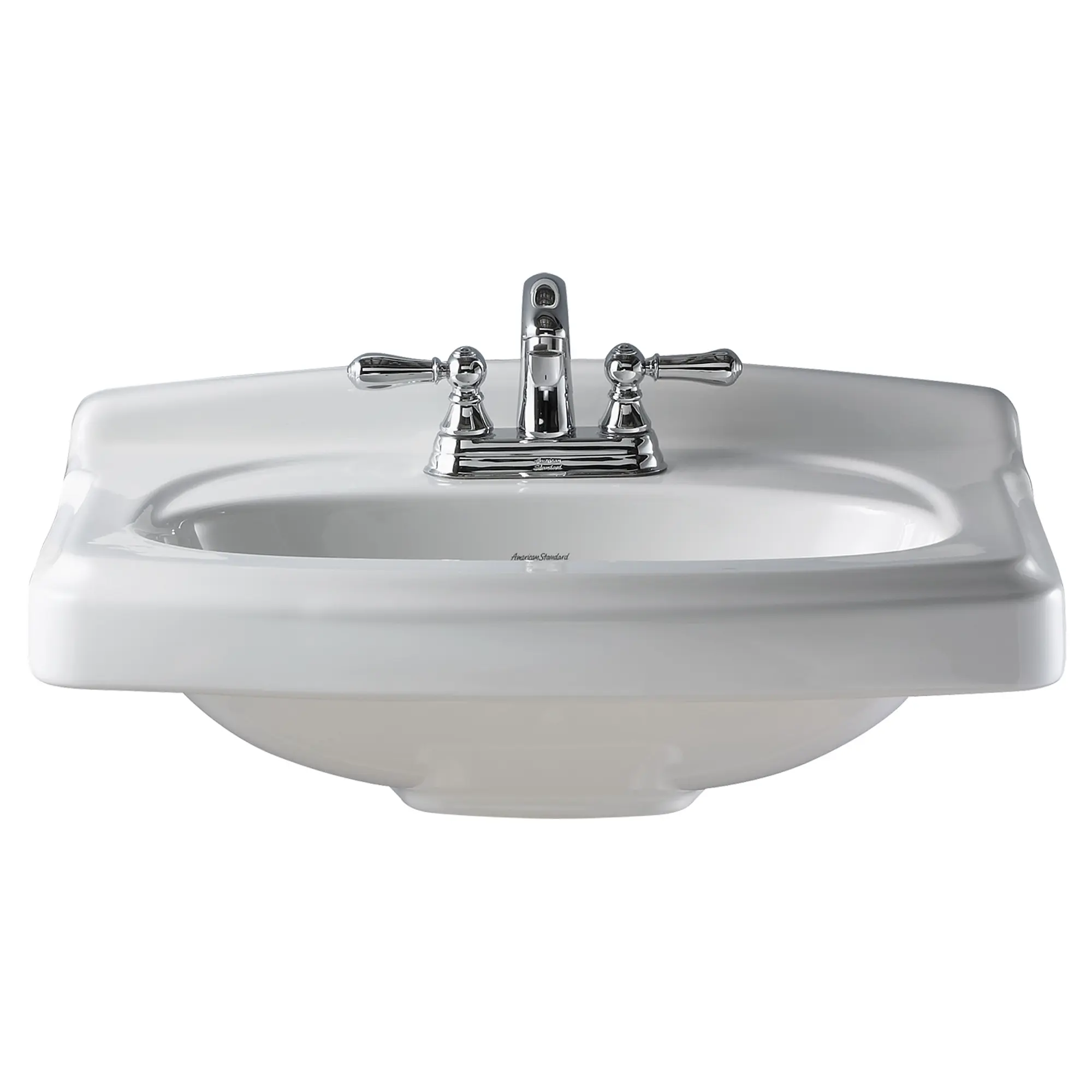 Dessus de meuble-lavabo en porcelaine Portsmouth - trous de robinet sur centres de 4 po (102 mm)