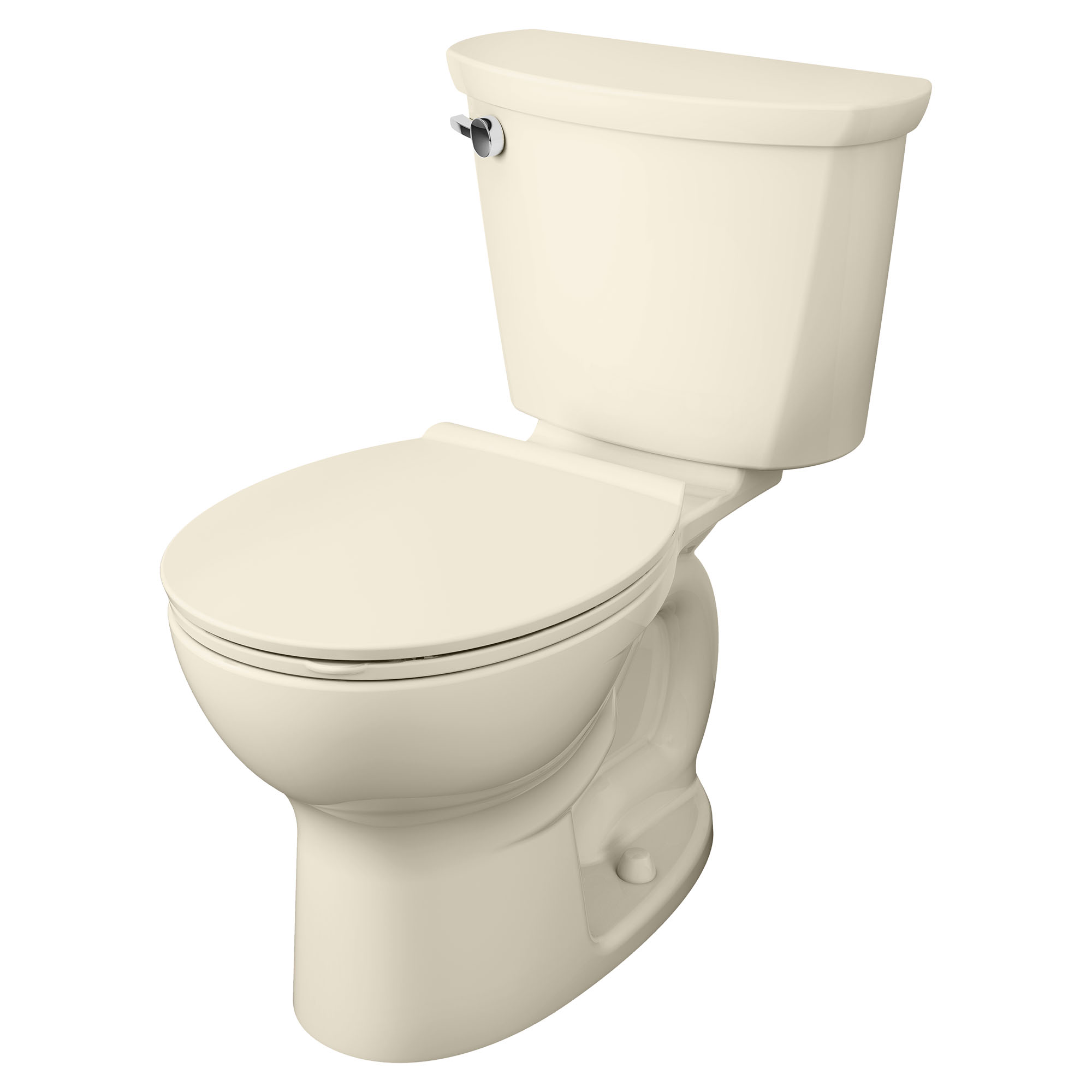 Toilette Cadet PRO, 2 pièces, 1,28 gpc/4,8 lpc, à cuvette au devant rond à hauteur régulière, à encastrer 10 po, sans siège
