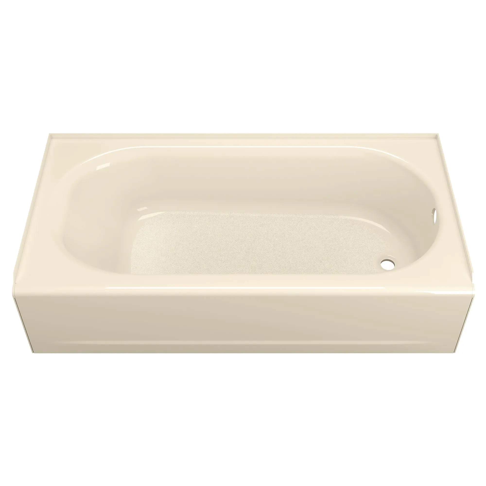 Baignoire Princeton® Americast® 60 x 30 po avec tablier intégré plomberie hors-sol et renvoi à droite