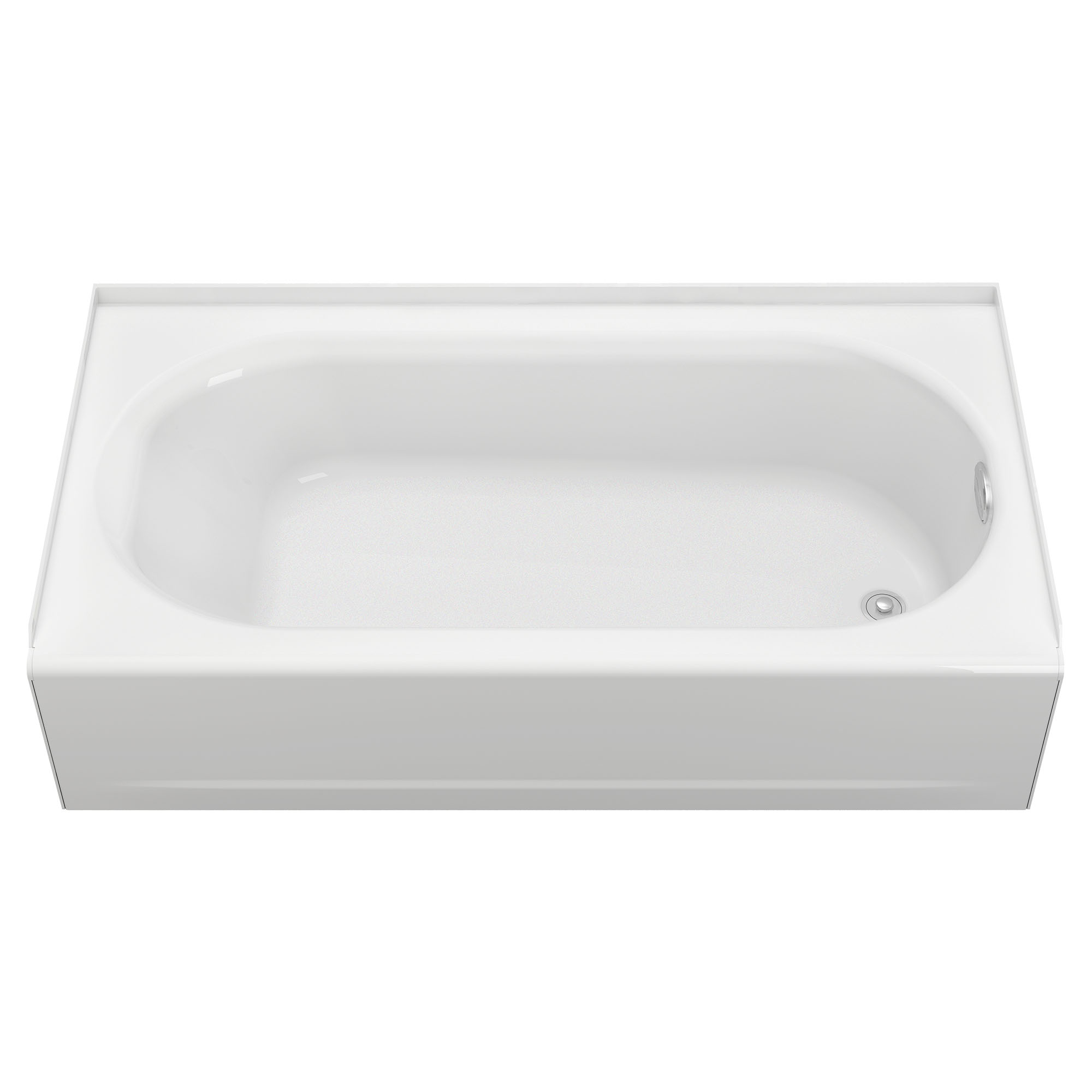 Princeton® Americast® 60 x 34-Inch Integral Apron Bathtub Right-Hand Outlet Luxury Ledge with Integral Drain
