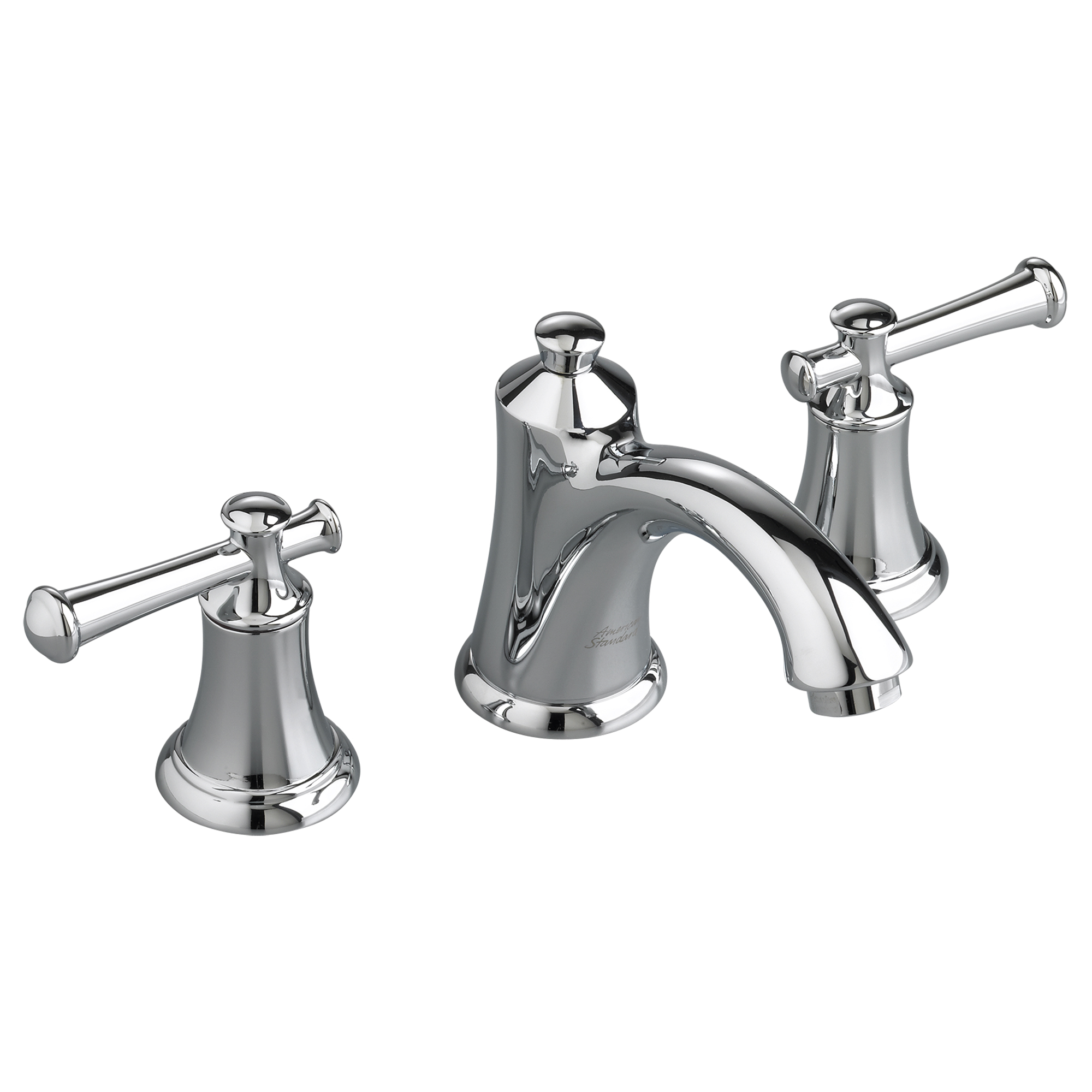 Portsmouth 8-In. Widespread 2-Handle Bathroom Faucet 1.2 GPM with Lever Handles