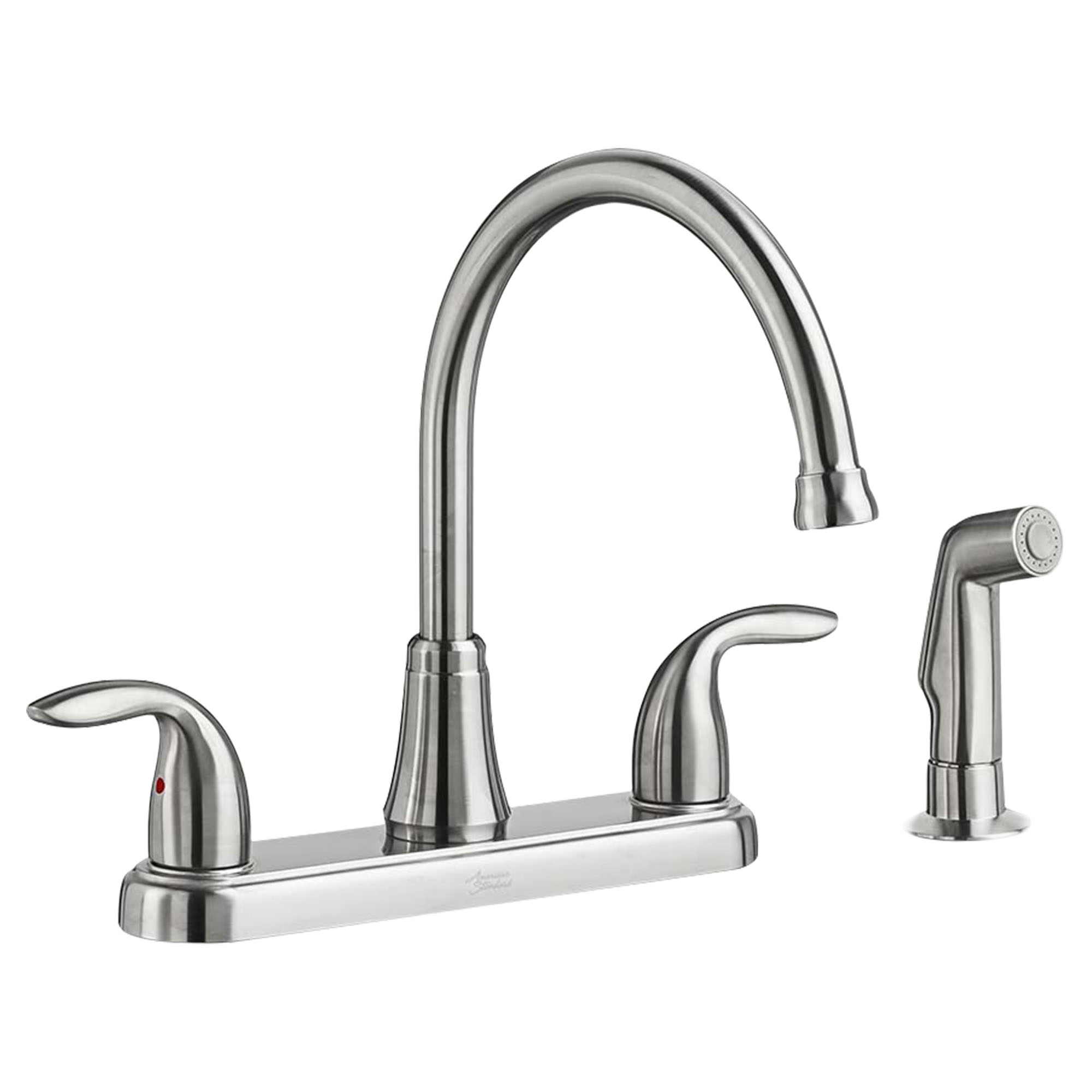 Fairport® 2-handle Kitchen Faucet W  Spray Ss