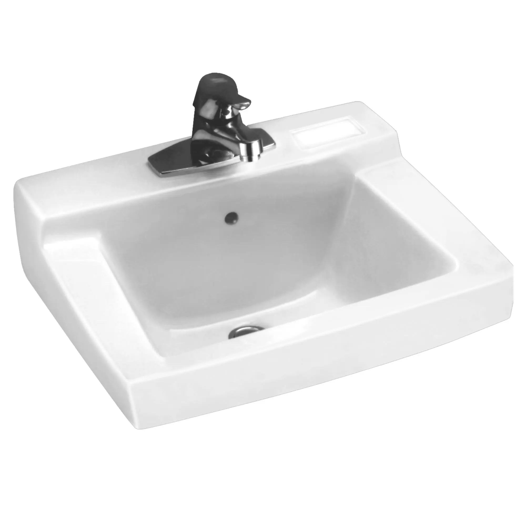 Declyn® Wall-Hung Sink With 4-Inch Centerset, for Concealed Arms