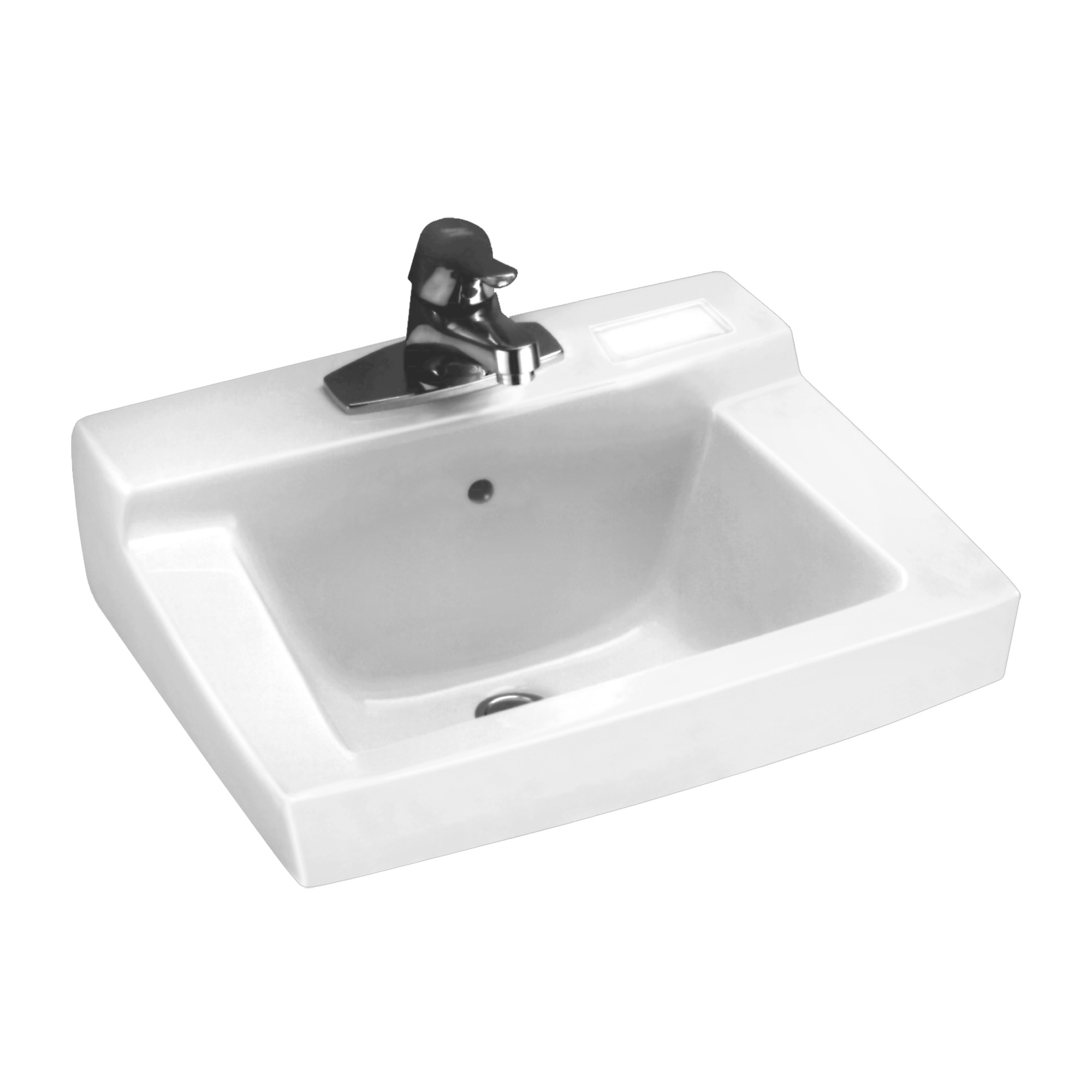 Declyn™ Wall-Hung Sink With 4-Inch Centerset, for Concealed Arms