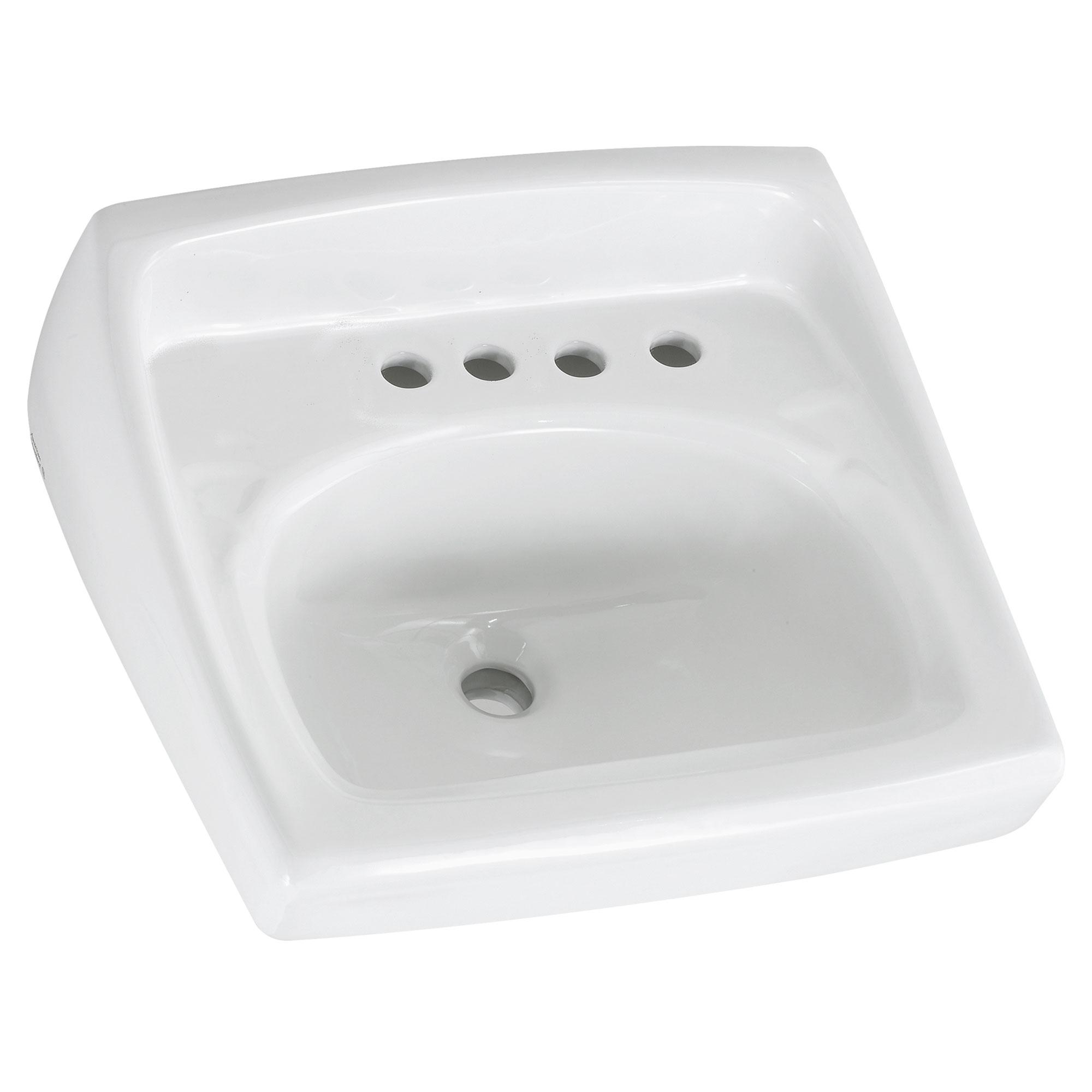 Lucerne Wall-Hung Sink With 8-Inch Widespread and Extra Right-Hand Hole