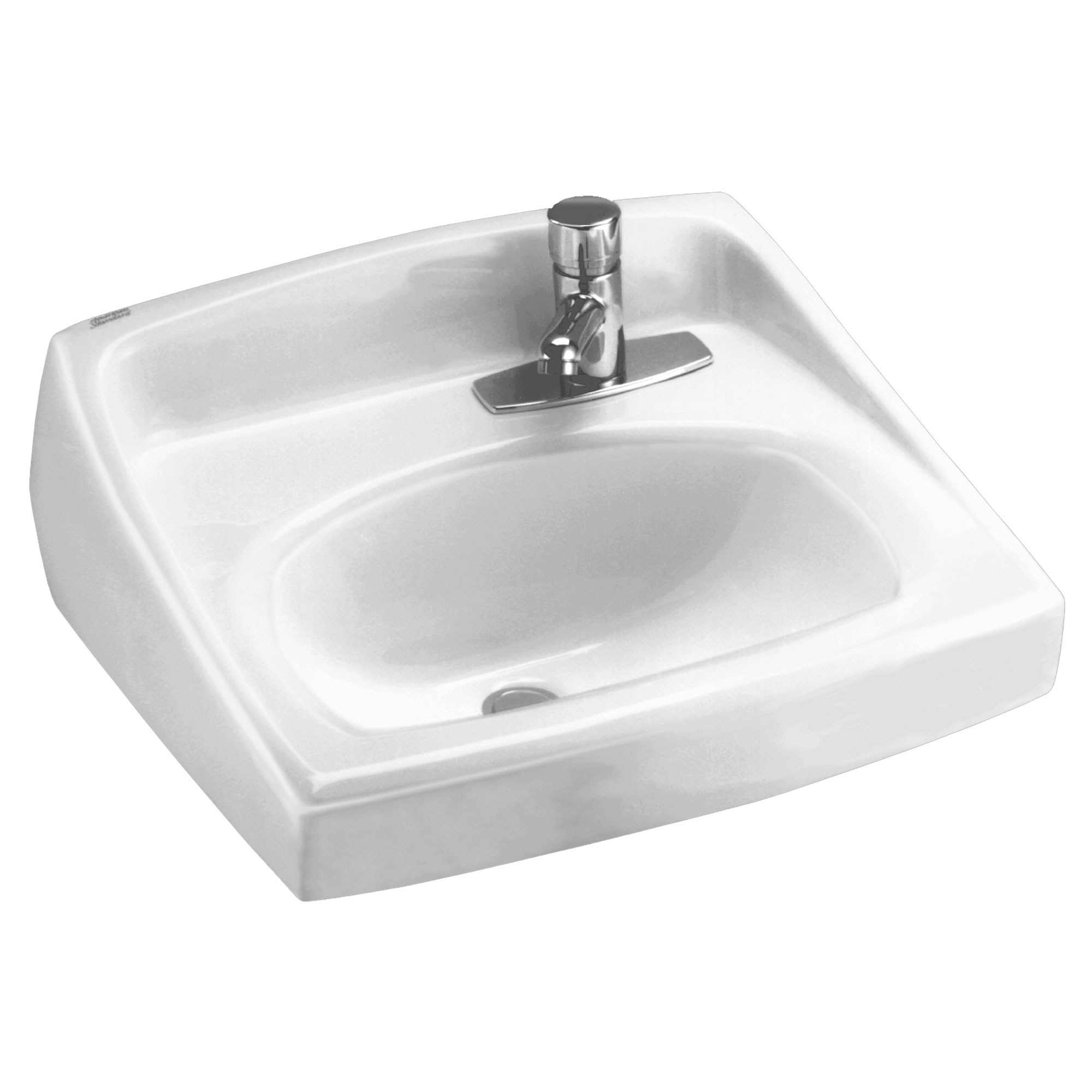 Wall Mount 27 Bathroom Sink, 1-hole