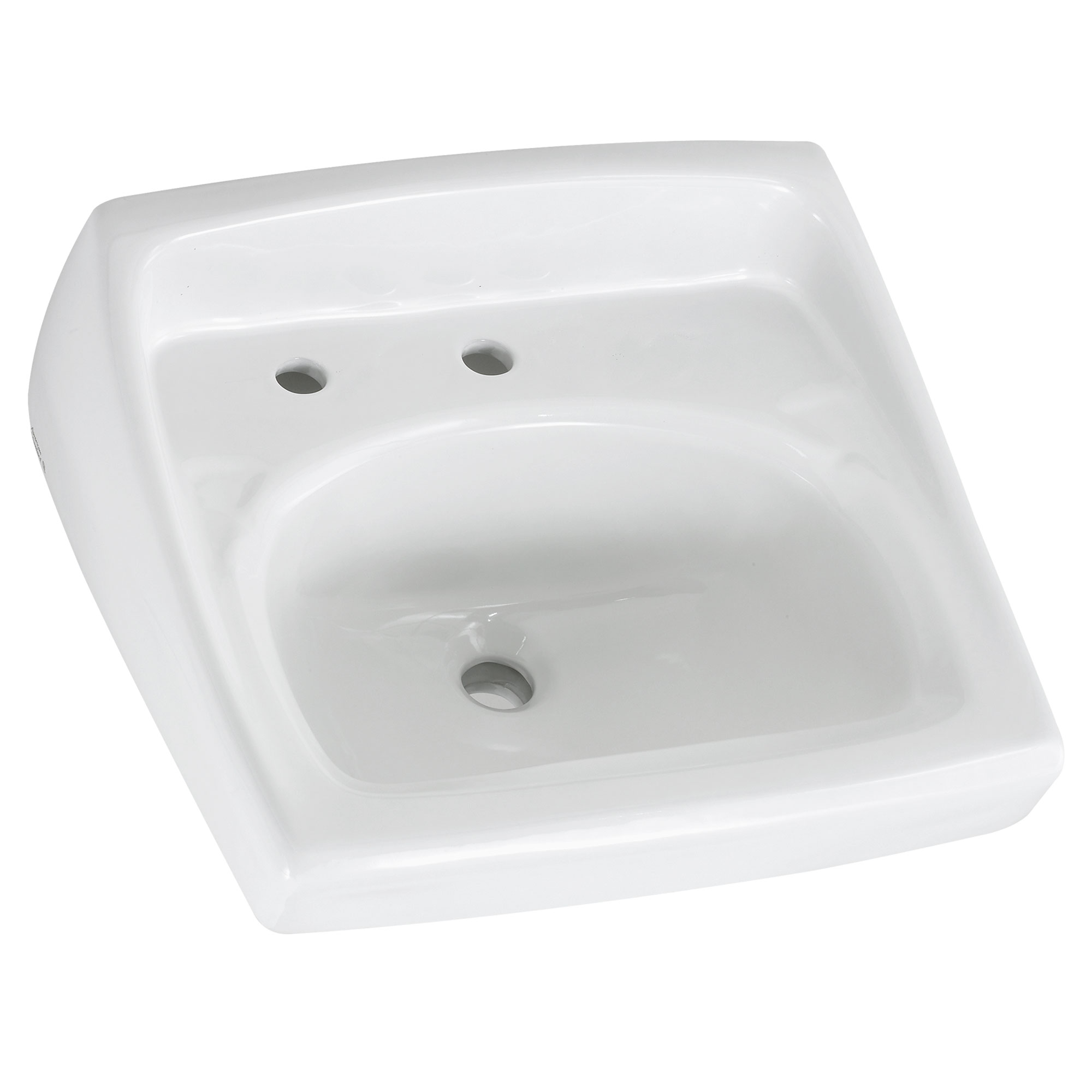 Lucerne Wall-Hung Sink With Center Hole Only and Extra Left-Hand Hole