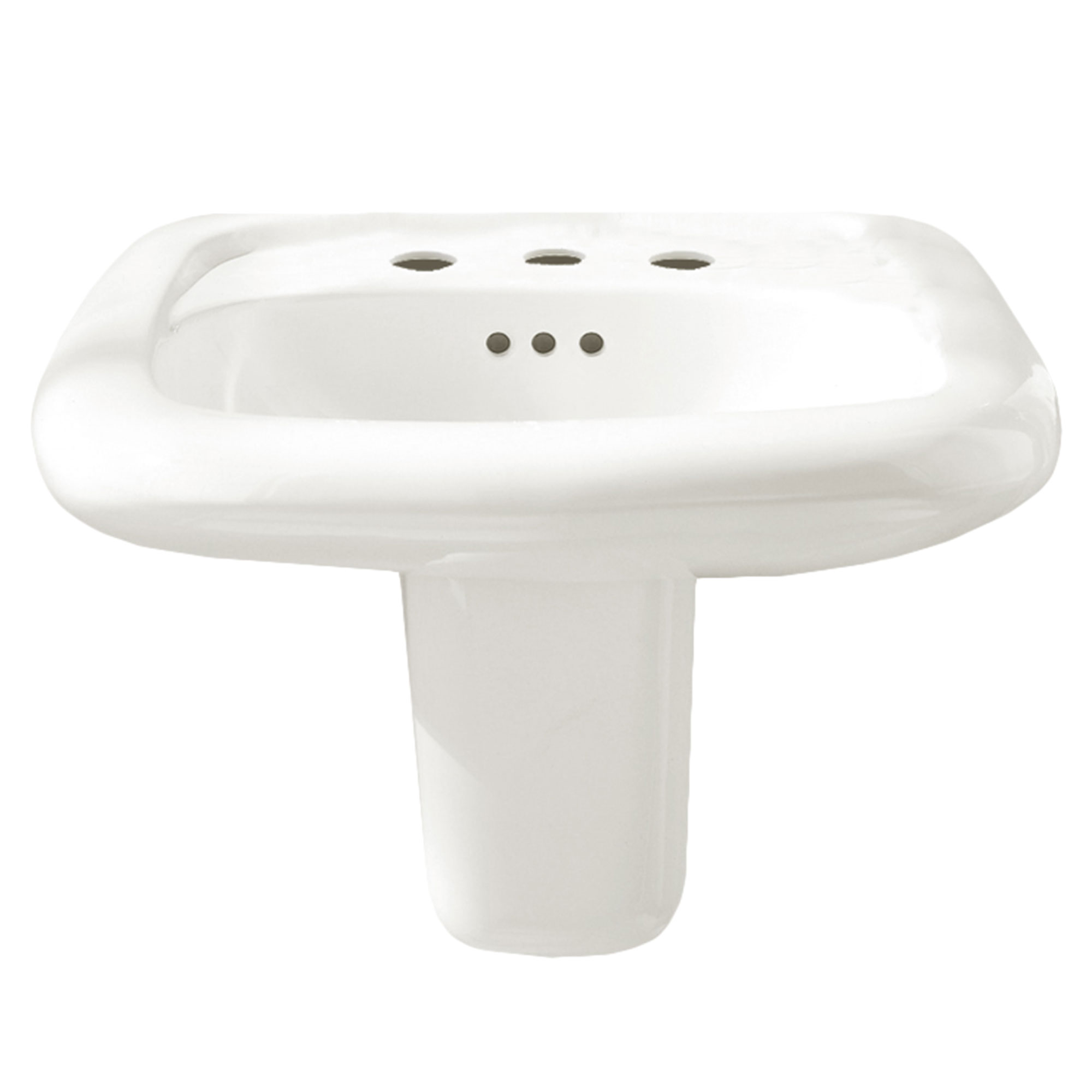 Murro™ Wall-Hung EverClean™ Sink Less Overflow With 8-Inch Widespread