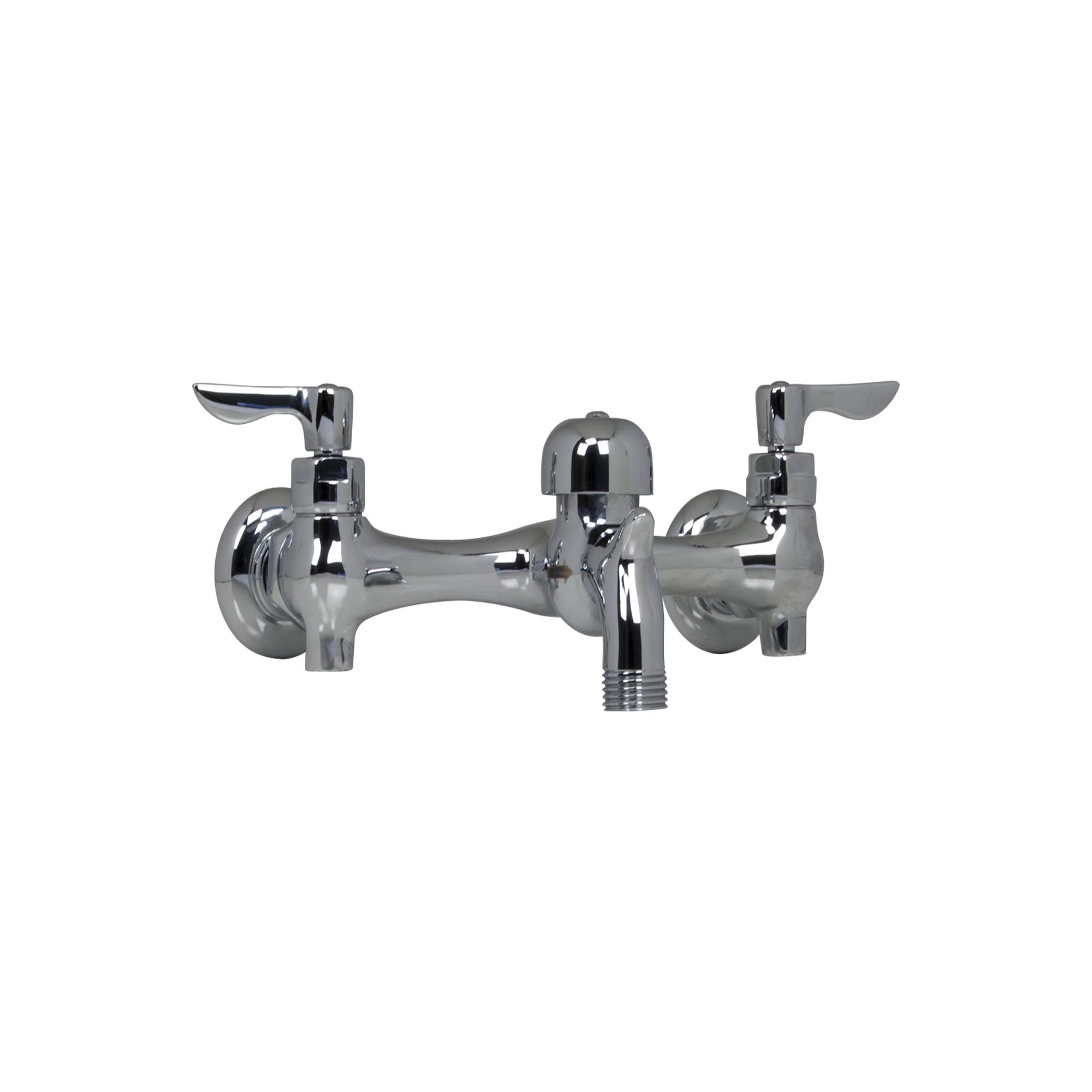 Wall-Mount Service Sink Faucet With 3-Inch Vacuum Breaker Spout