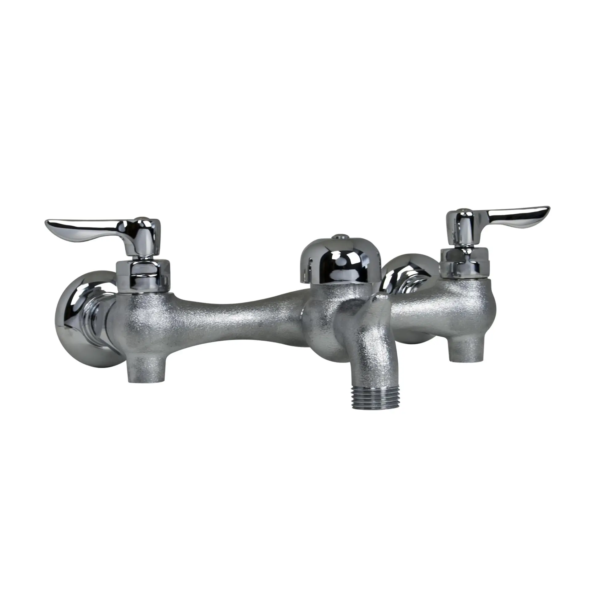 Wall-Mount Service Sink Faucet With 3-Inch Vacuum Breaker Spout