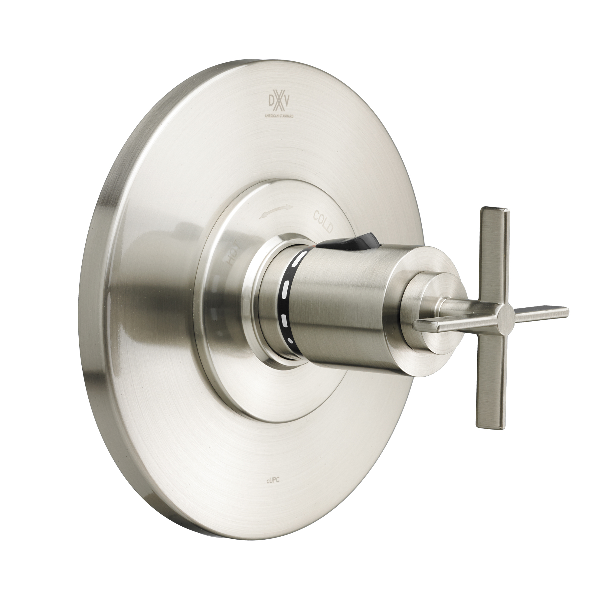 Percy 3/4 Inch or 1/2 Inch Thermostatic Valve Trim with Cross Handle