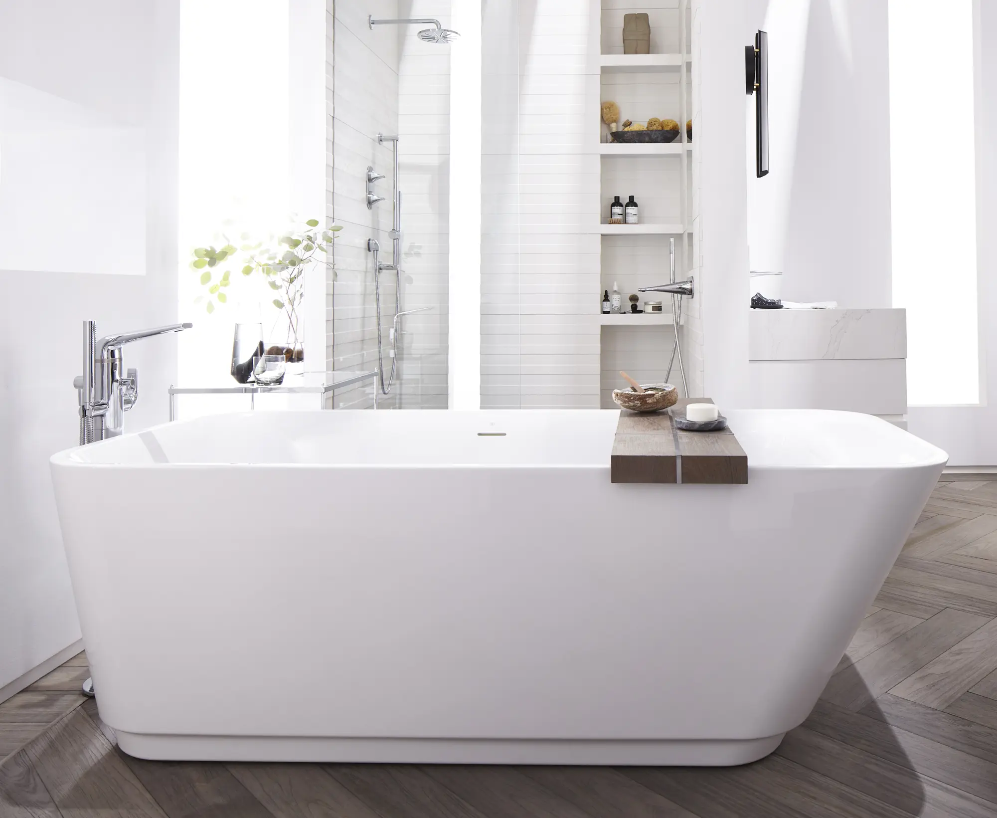 DXV Modulus 72 in. x 32 in. Freestanding Bathtub