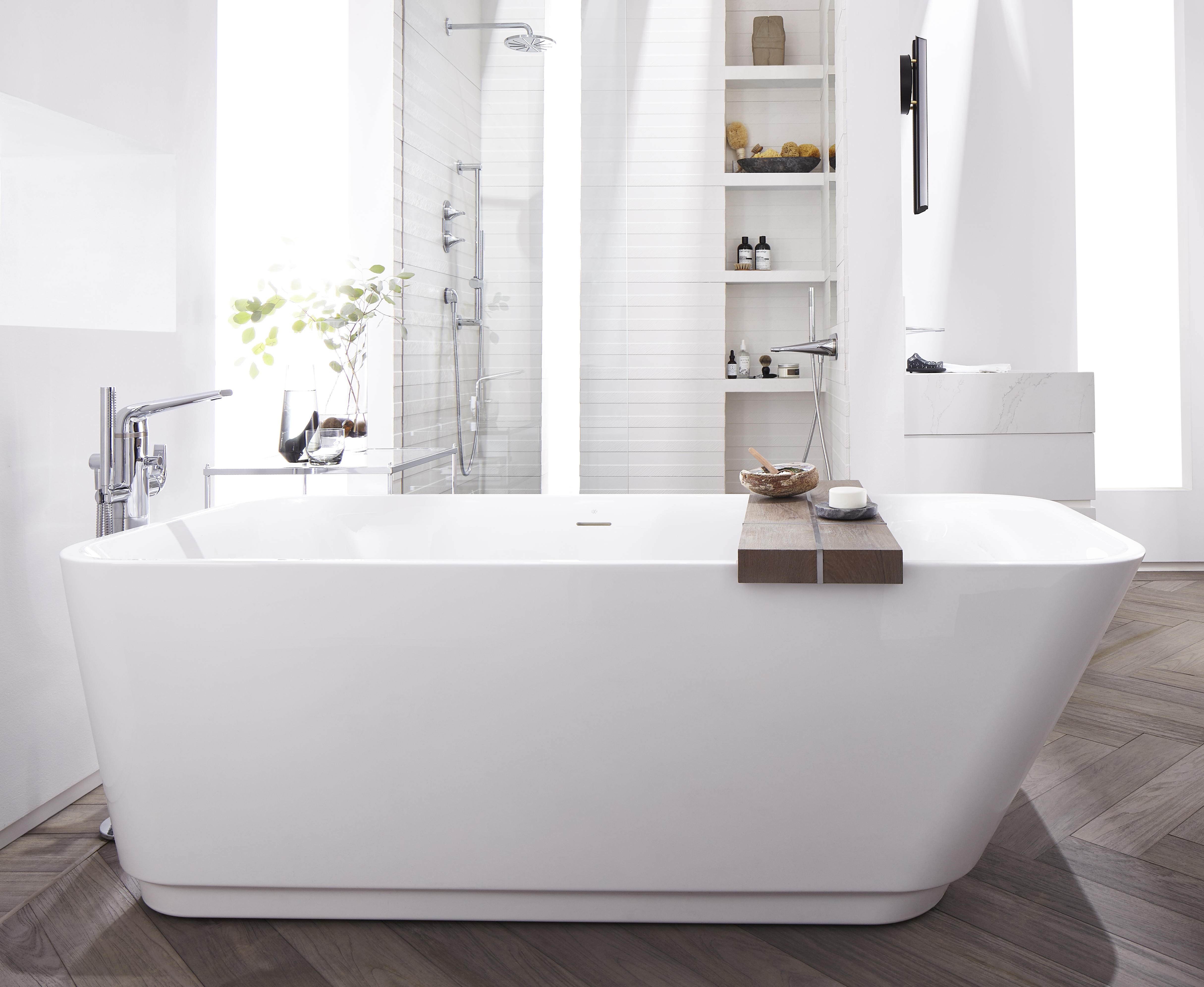 Modulus® 72 in. x 32 in. Freestanding Bathtub