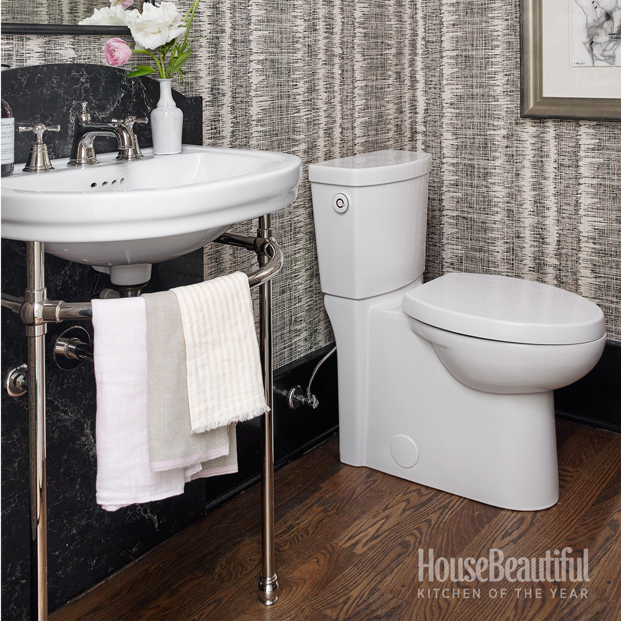 St. 24 in. Console Bathroom Sink, 3 Hole with Console Leg