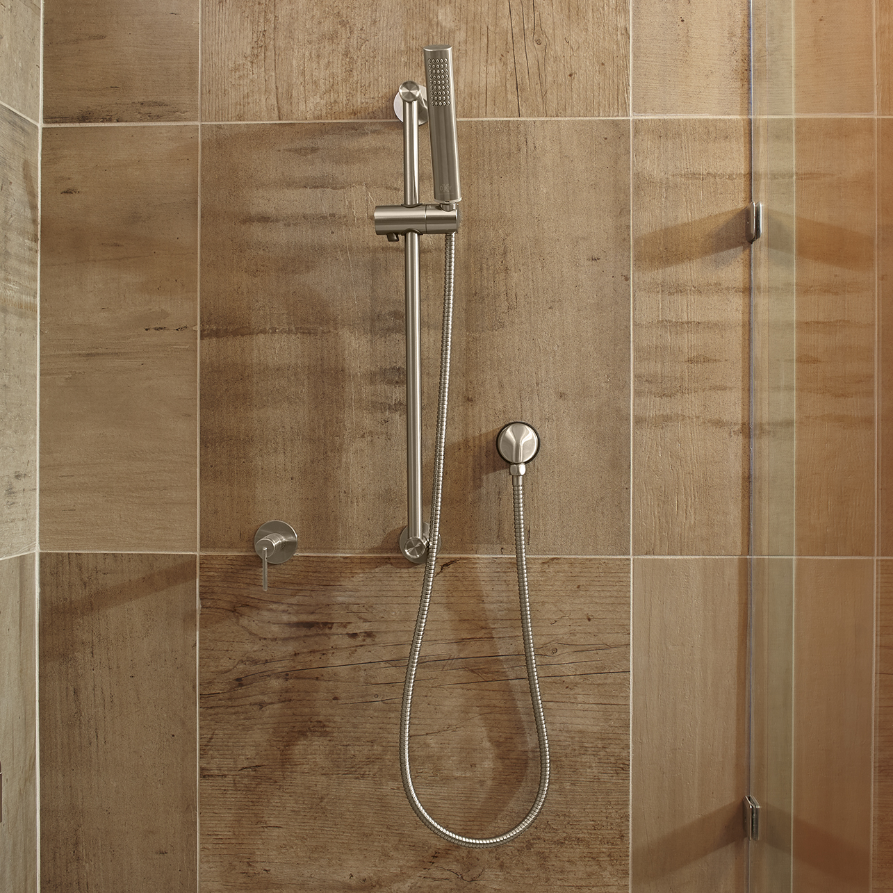 Percy Single Function Hand Shower In Polished Chrome