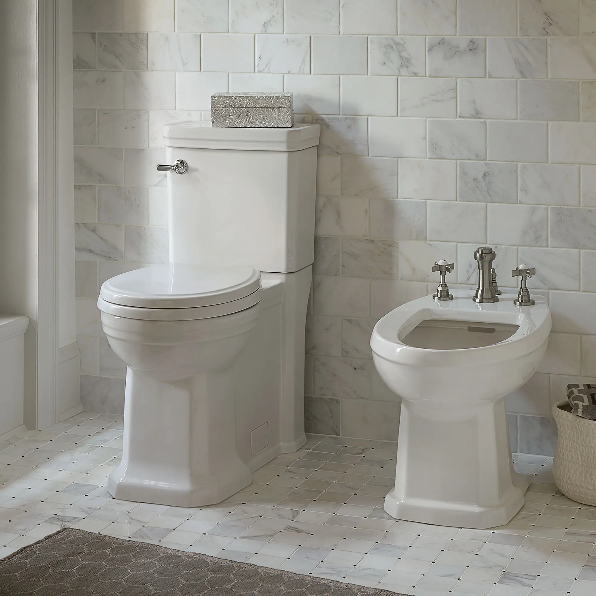 Fitzgerald® Two-Piece Chair Height Elongated Toilet with Seat