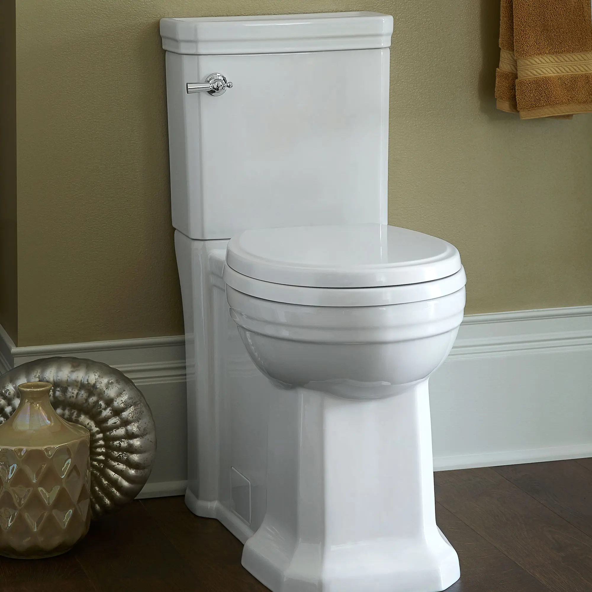 Fitzgerald® Two-Piece Chair Height Round Front Toilet with Seat