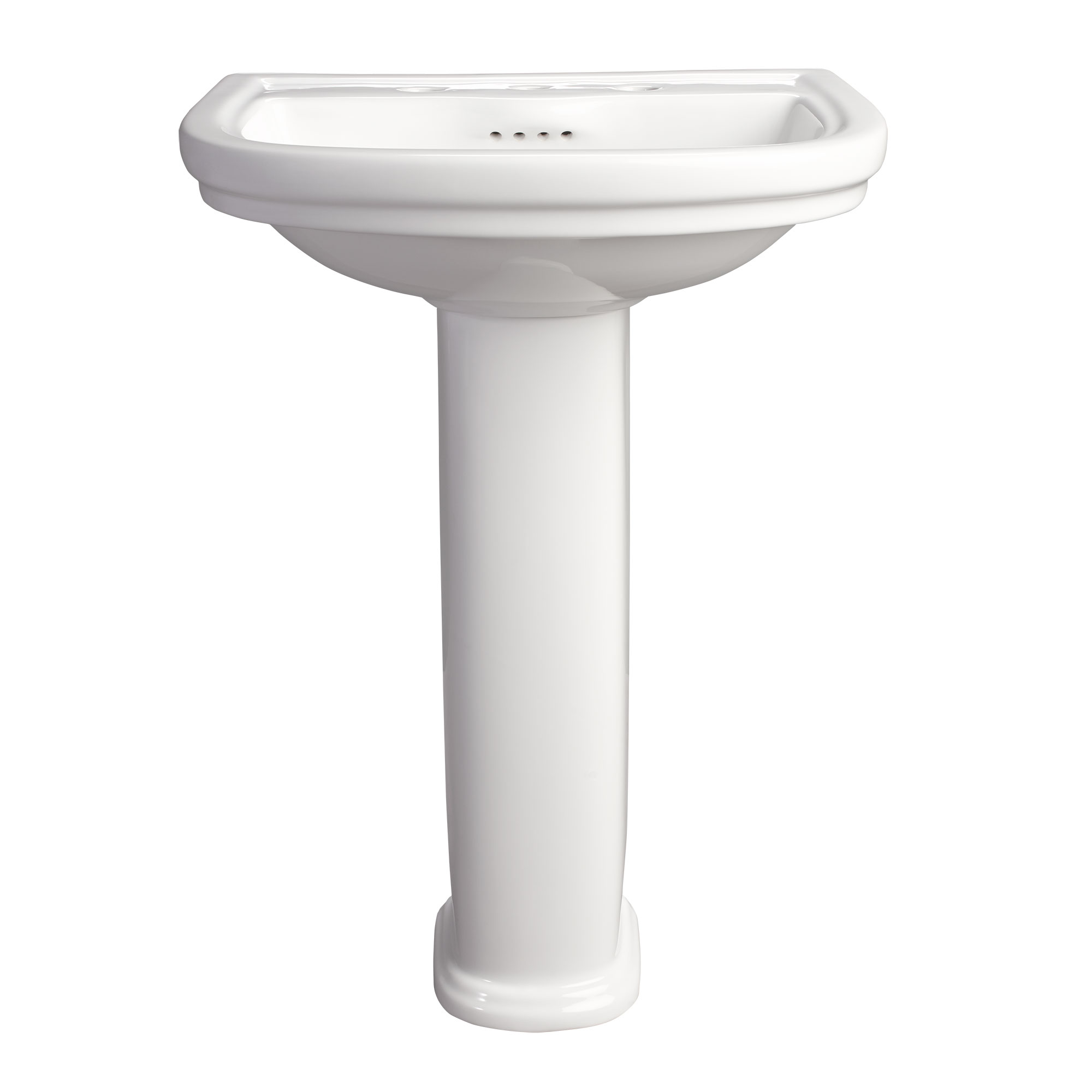 St. George® Pedestal Sink Top, 3-Hole with Pedestal Leg