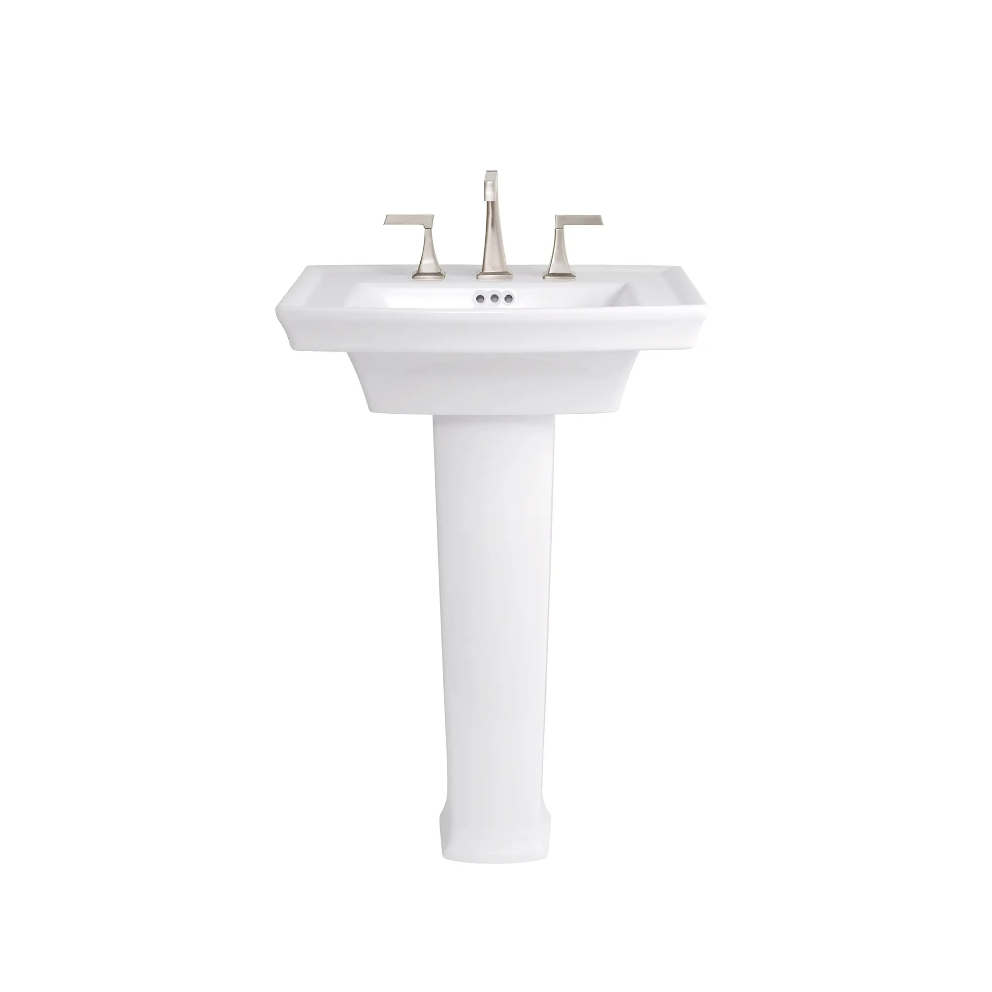 Wyatt® Pedestal Sink Top, 3-Hole with Pedestal Leg