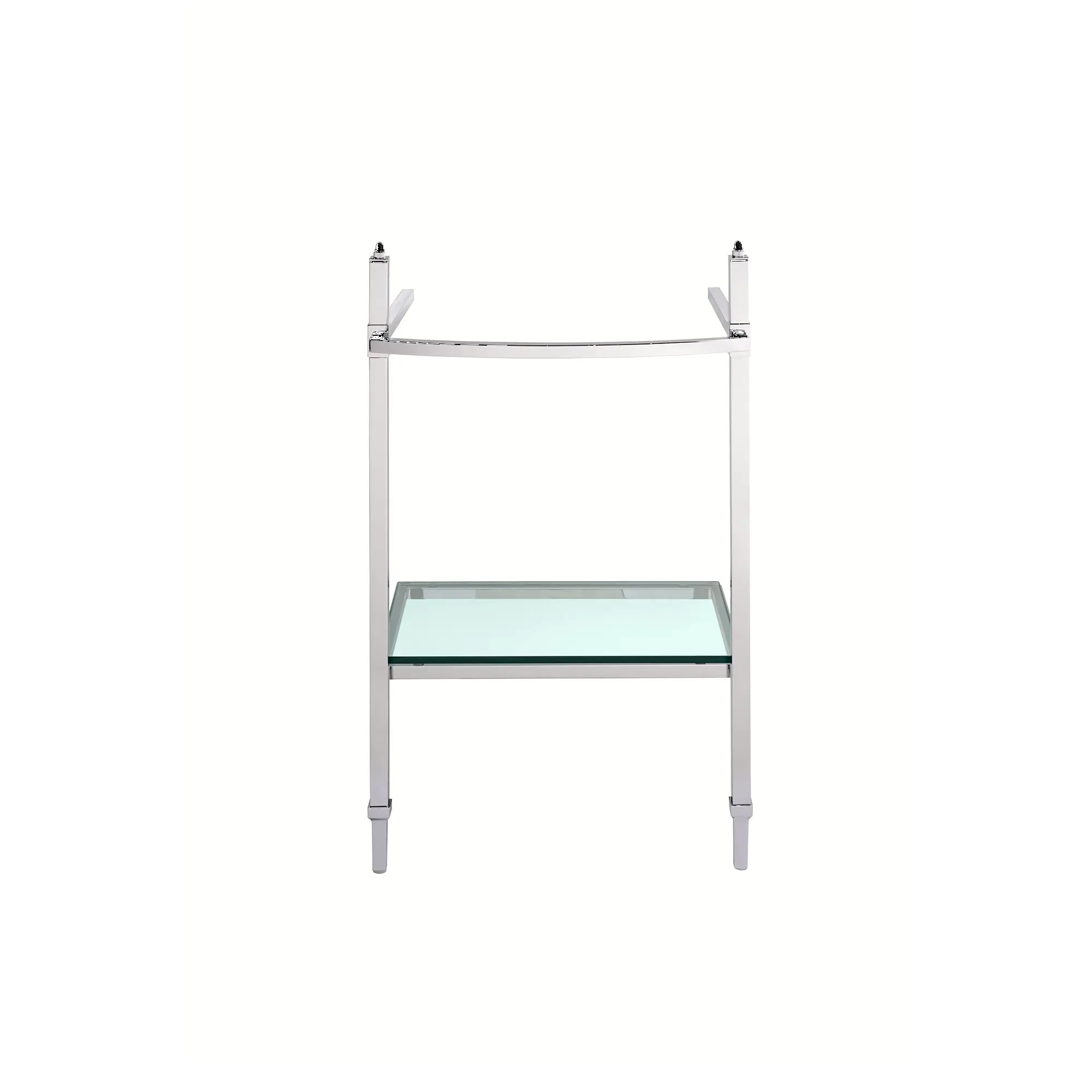 Wyatt® 21 in. Console Legs with Glass Shelf