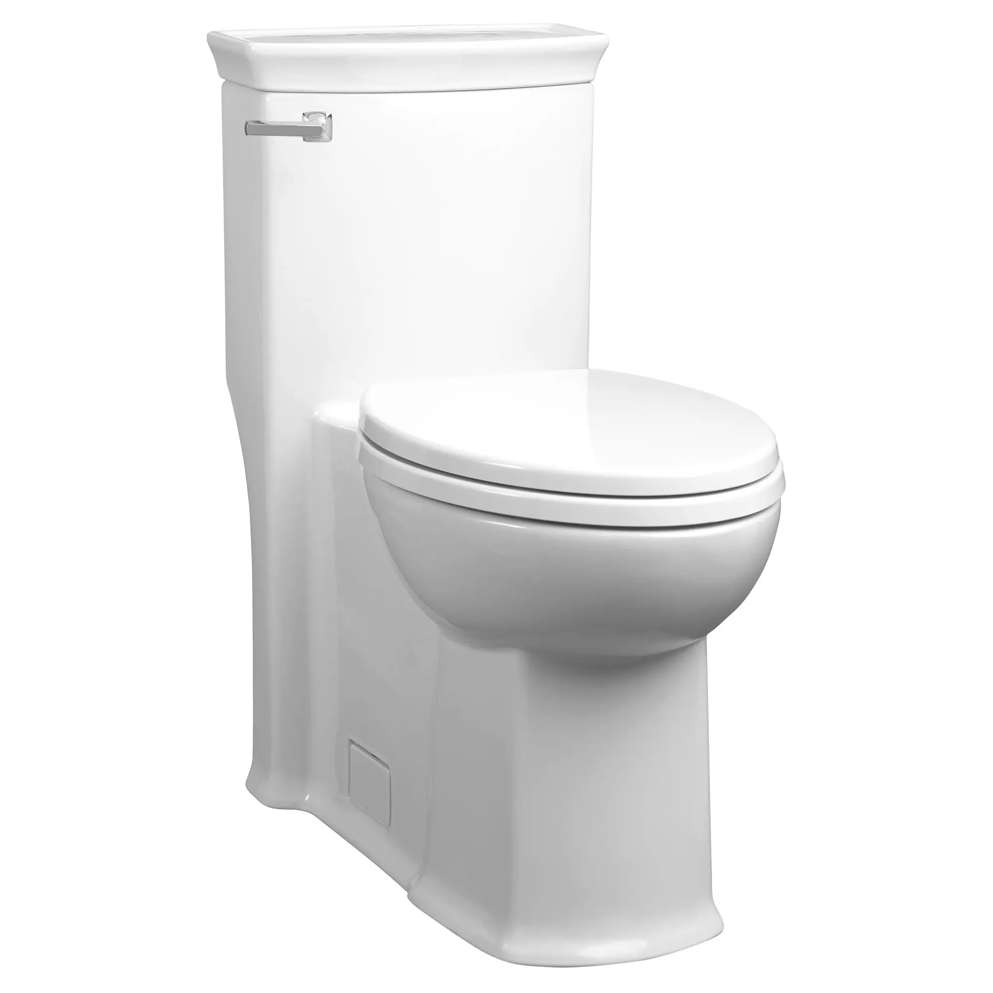 Wyatt® One-Piece Chair Height Left-Hand Trip Lever Elongated Toilet with Seat