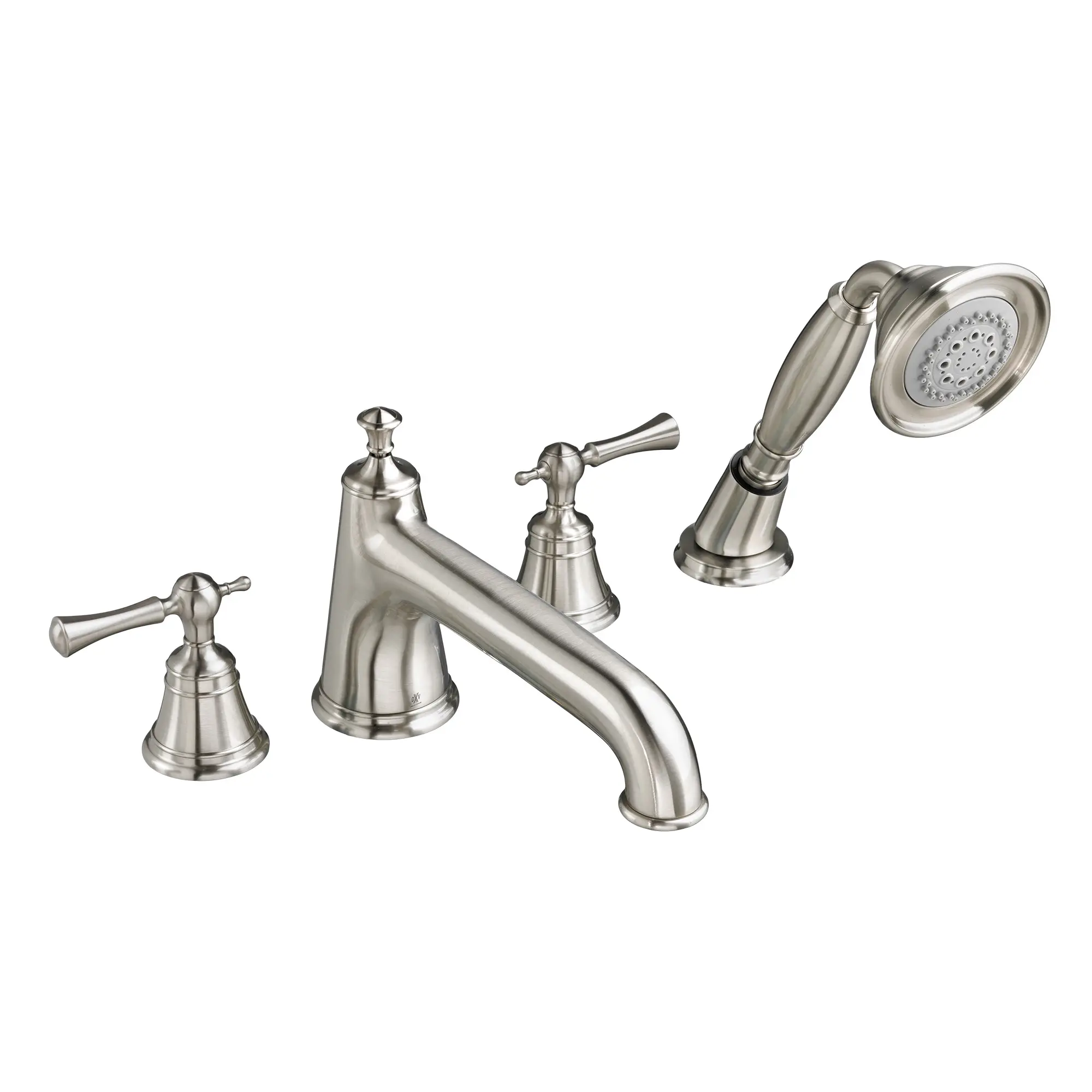 Randall 2-Handle Deck Mount Bathtub Faucet with Hand Shower and Lever Handles