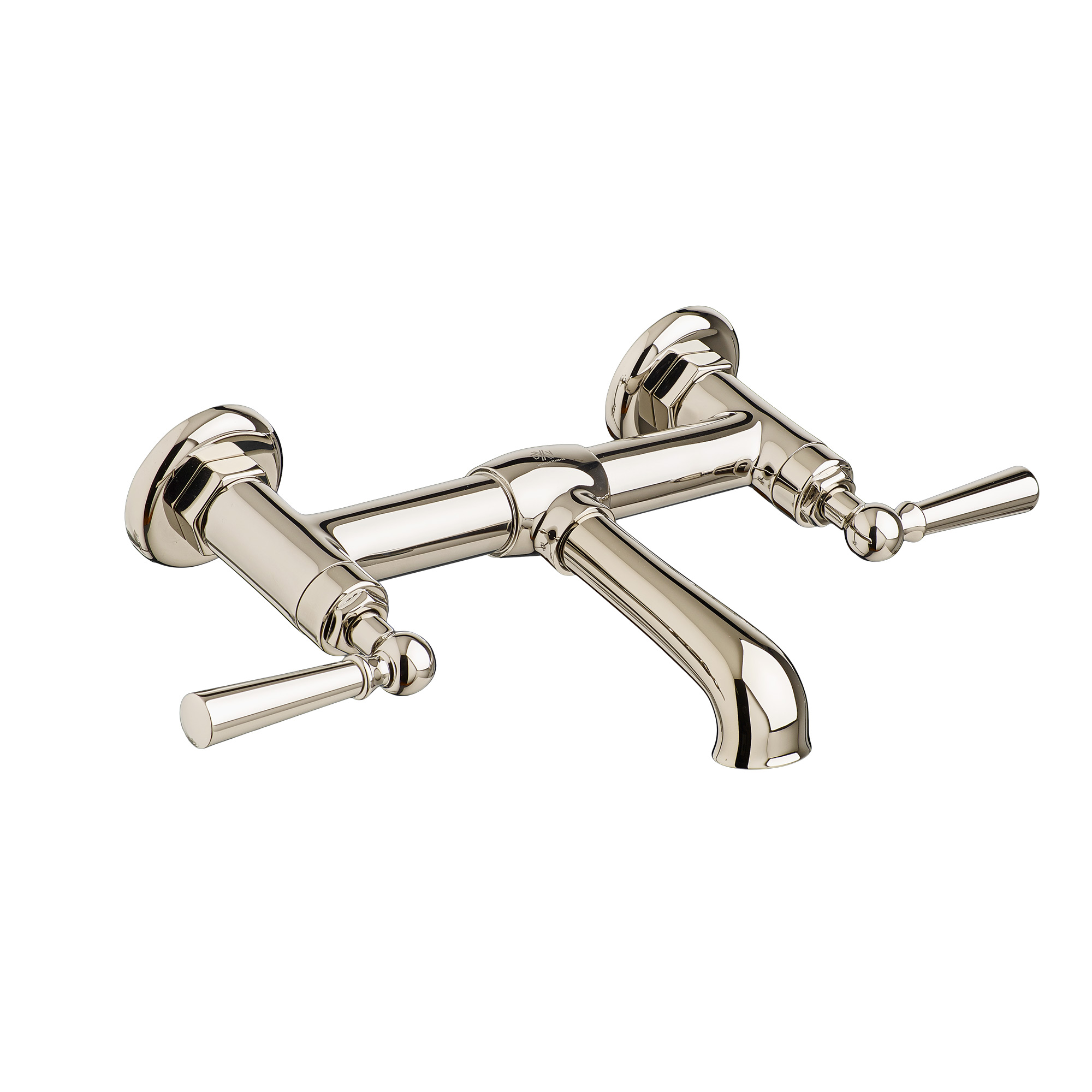 Wall Mount Bathroom Faucet With Lever Handles